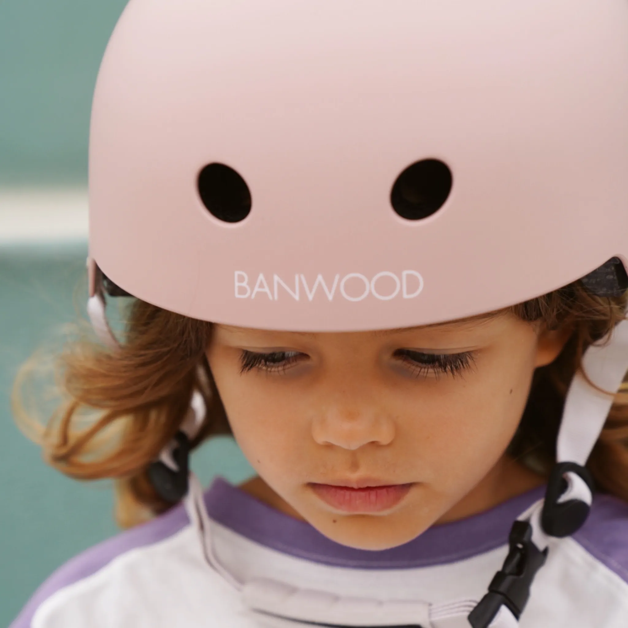 Banwood Kids Eco Helmet 50-54cm - Faded Pink