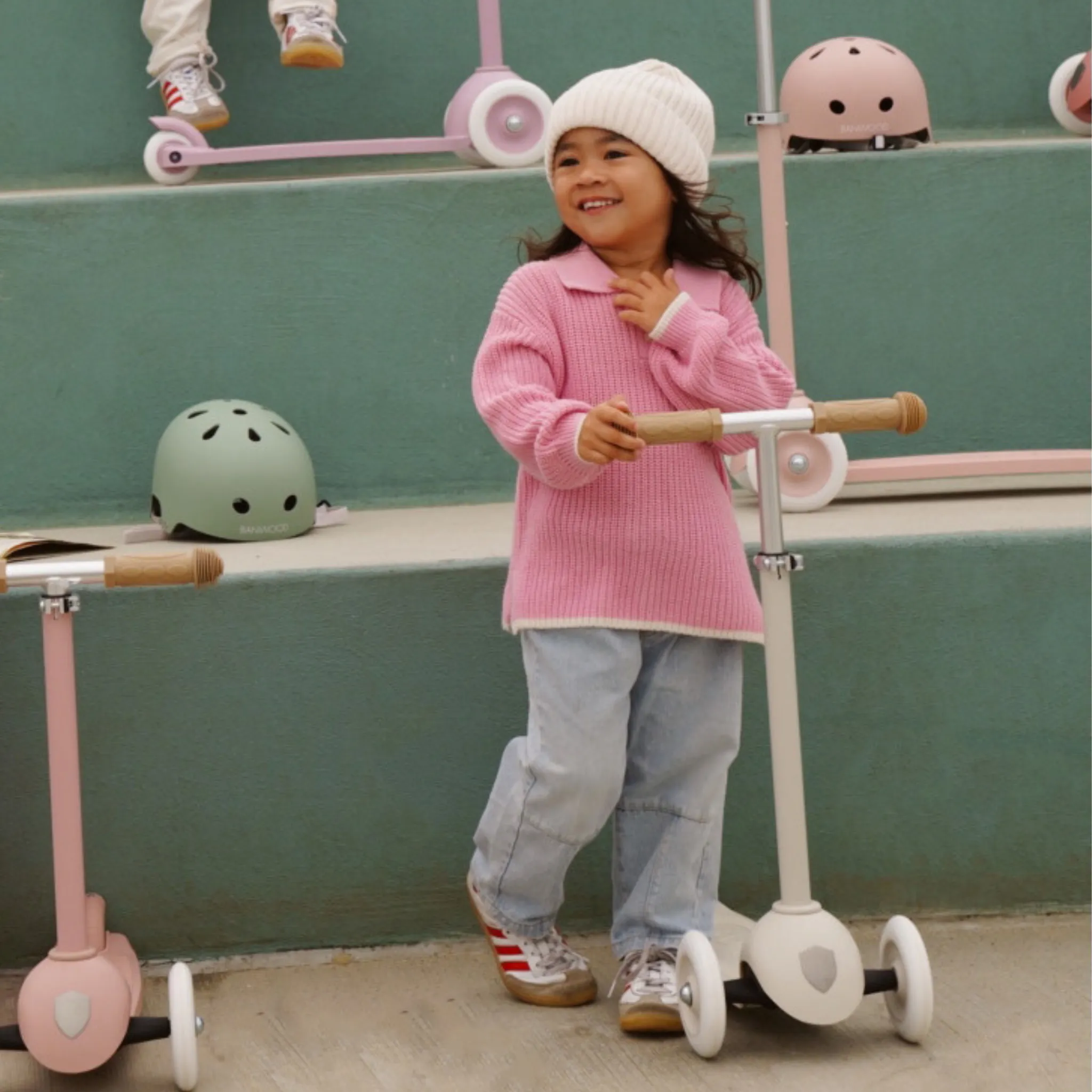 Banwood Kids Eco Scooter - Ivory