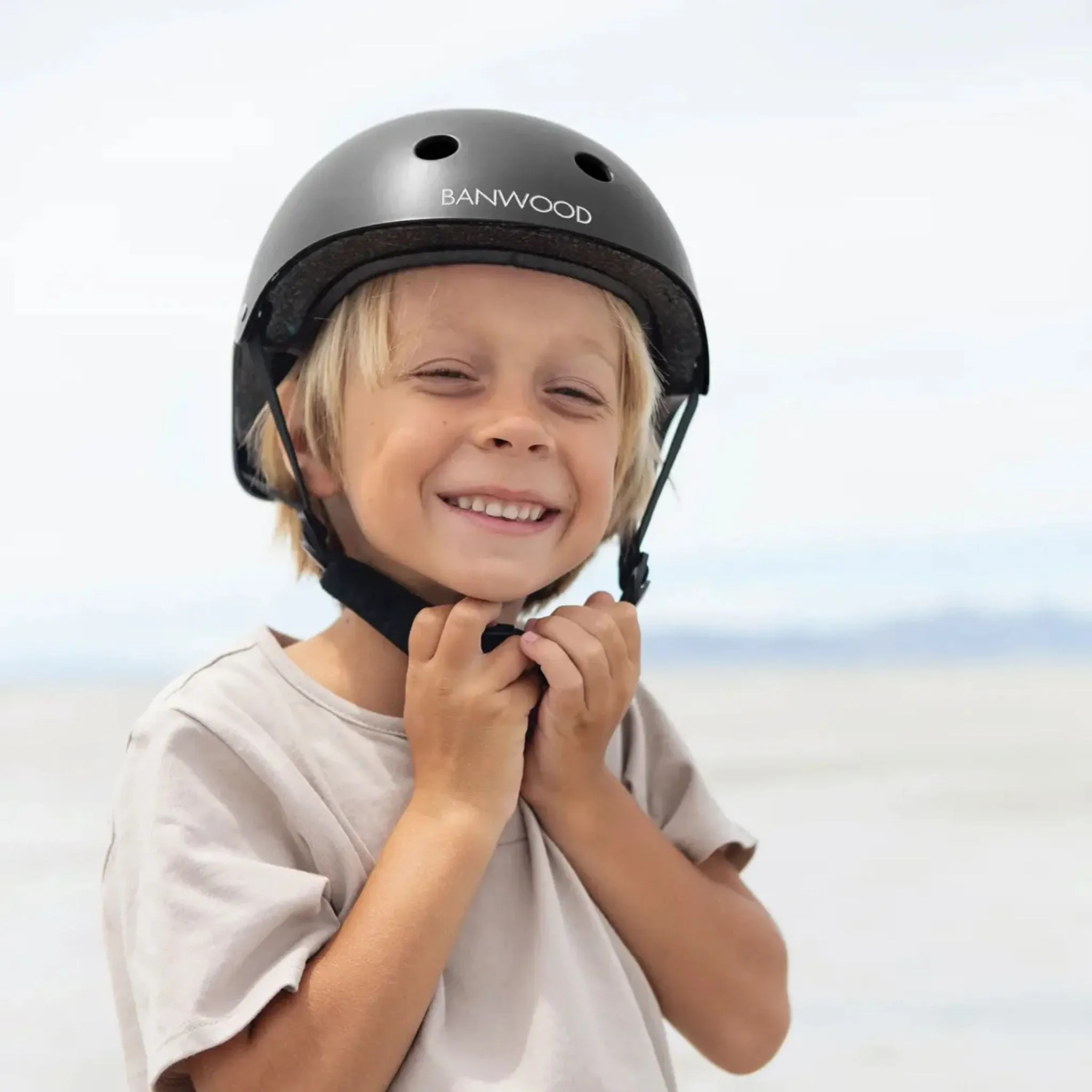 Banwood Kids Helmet 50-54cm - Matte Black