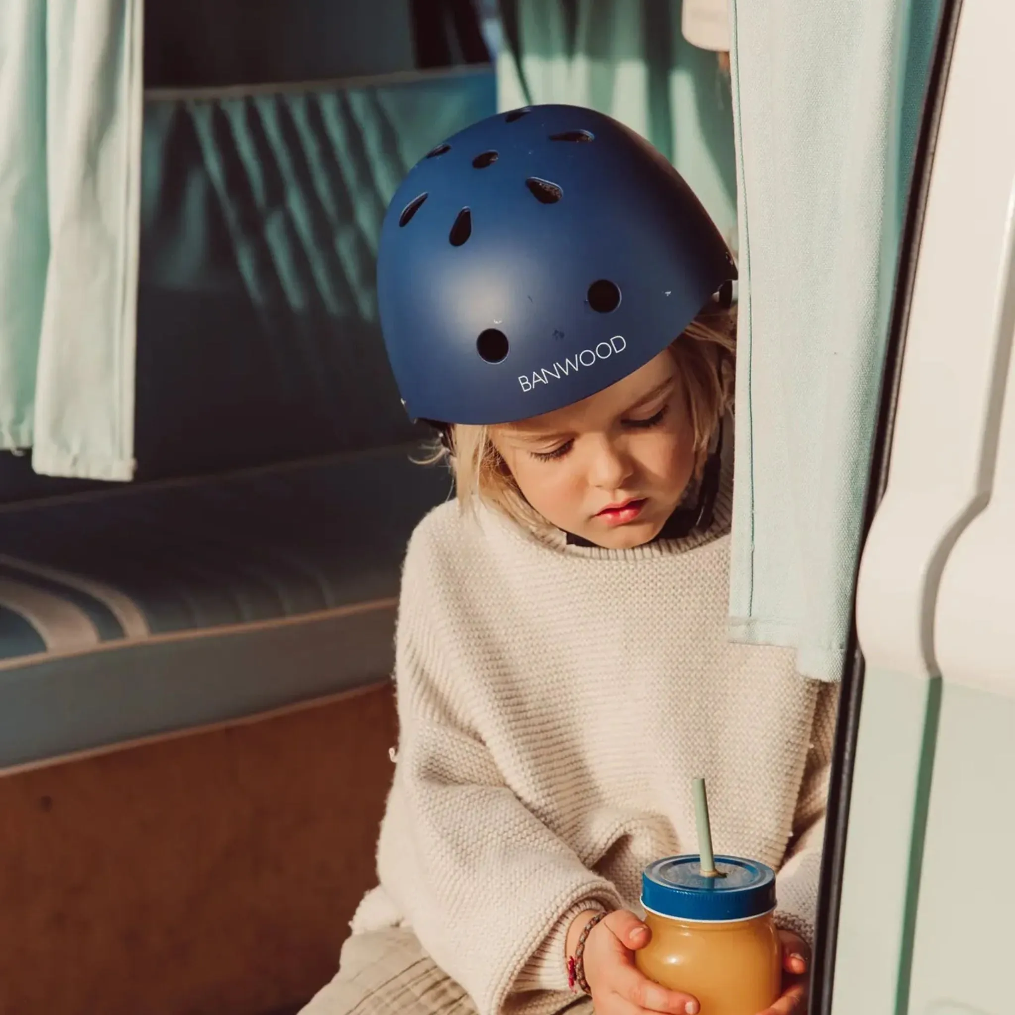 Banwood Kids Helmet 50-54cm - Matte Navy