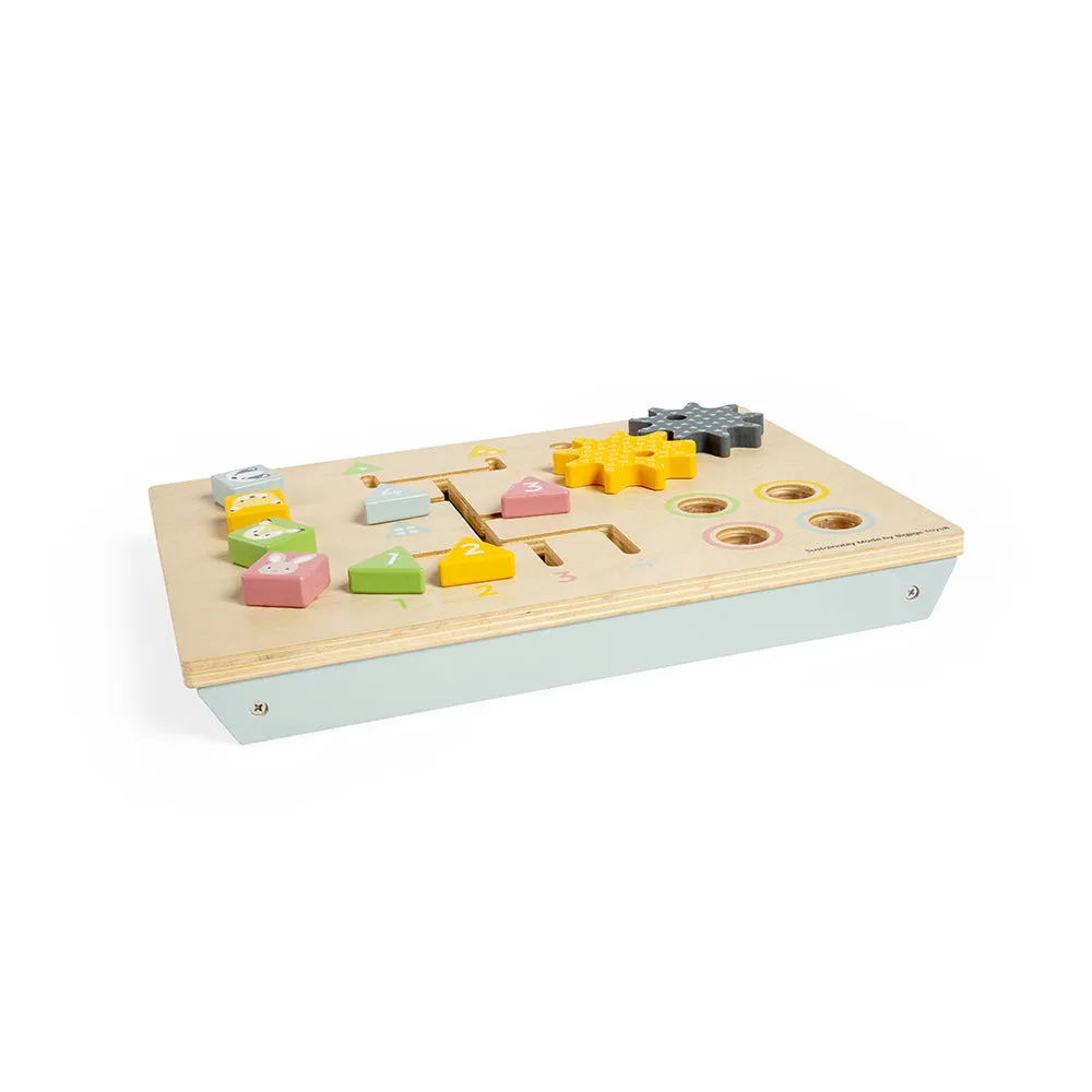 Bigjigs Toys Tabletop Wooden Activity Bench