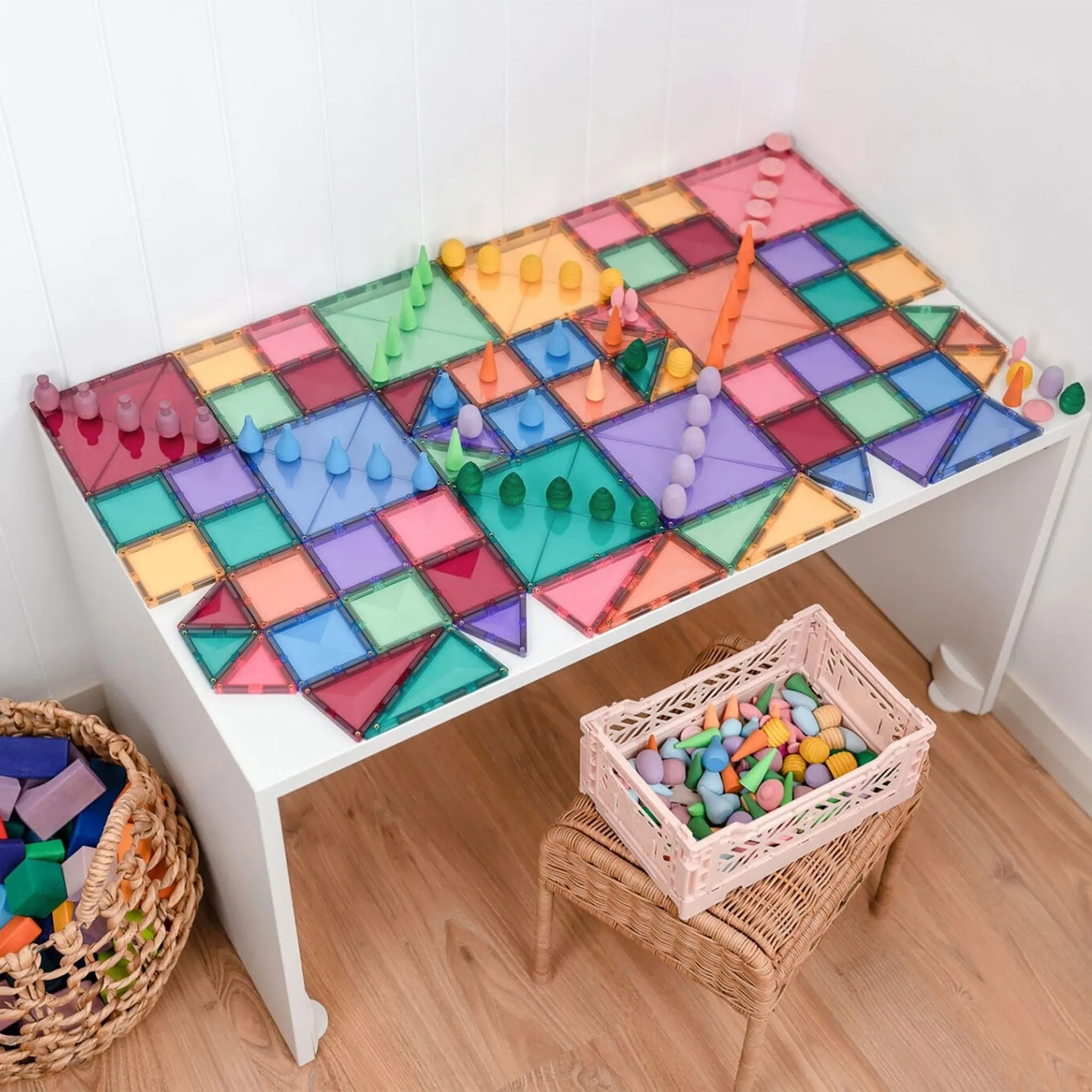 Connetix Tiles - 64 Piece Pastel Starter Pack