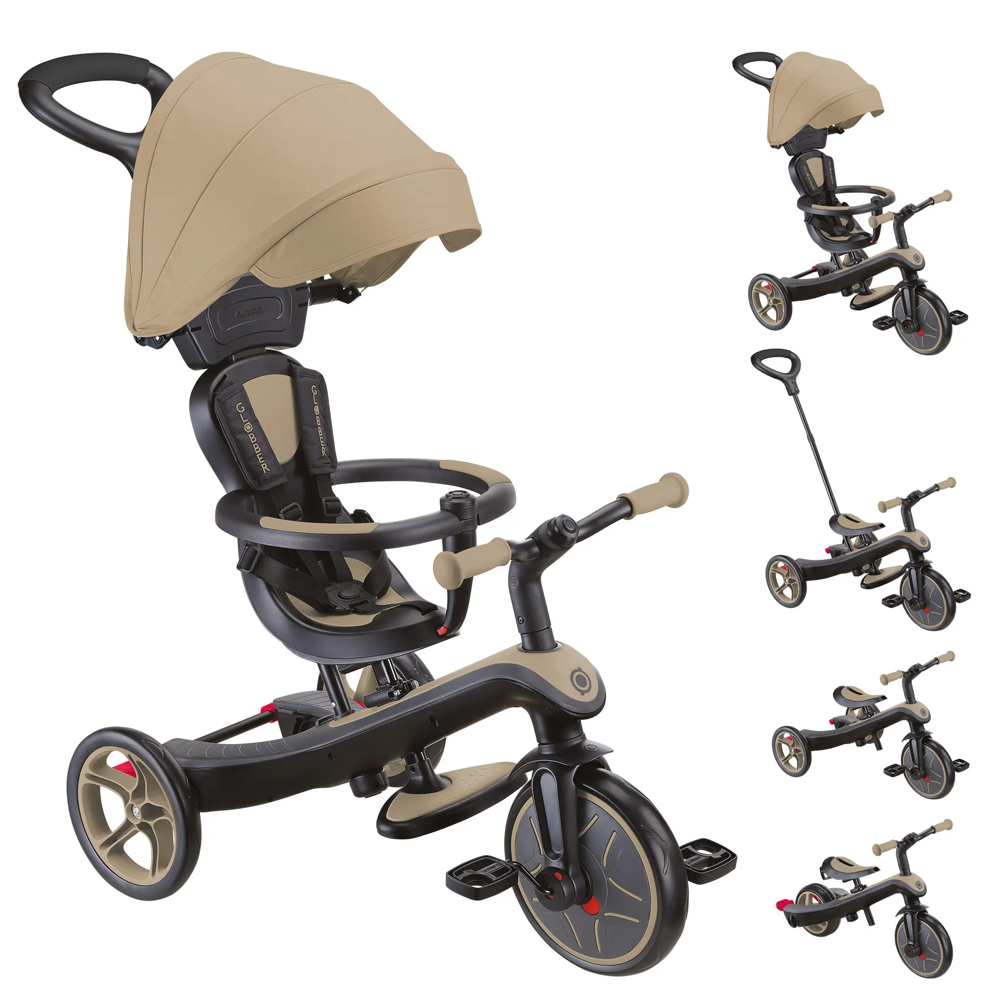 Globber Explorer Trike 4 In 1 - Sand