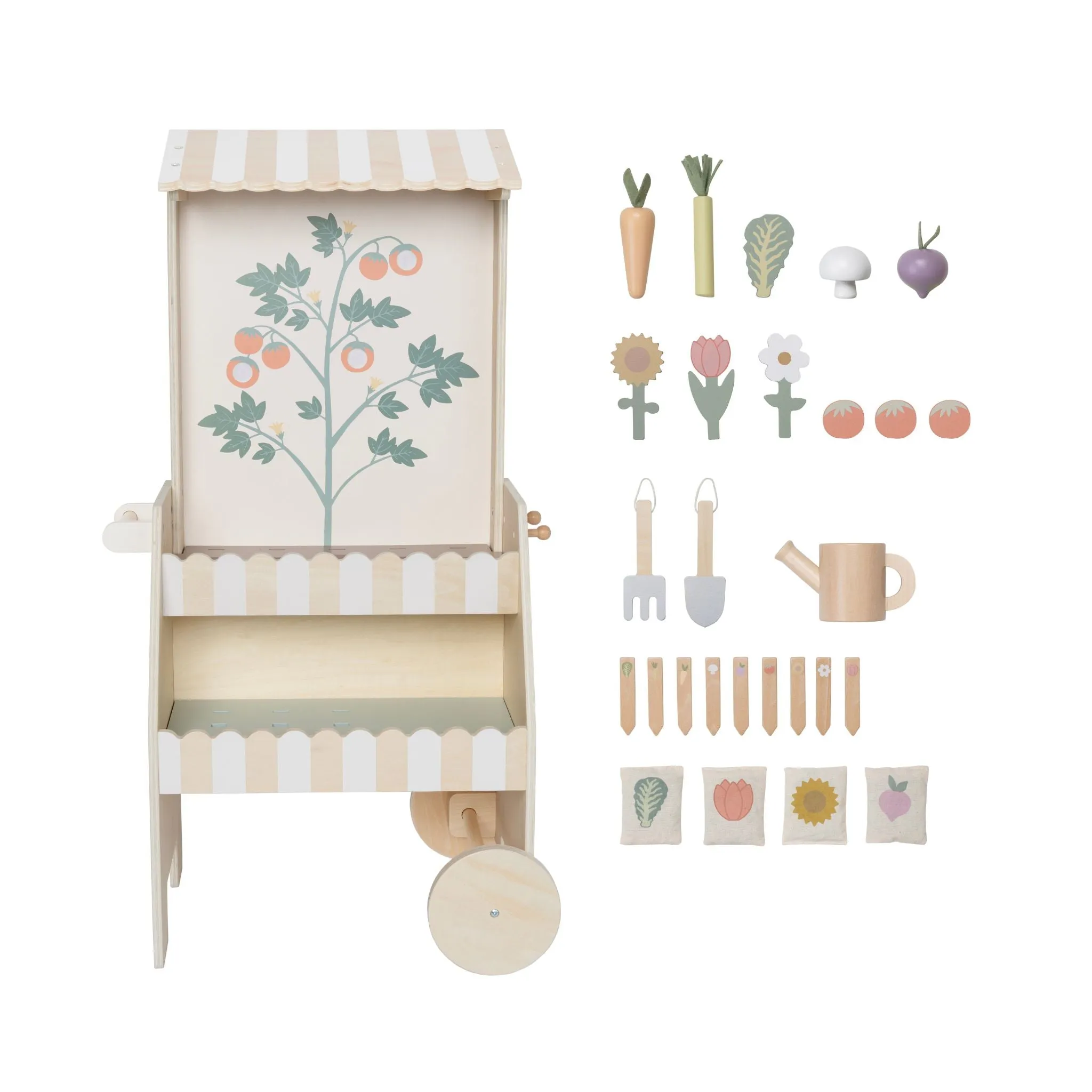 Jabadabado Wooden Gardening Wagon