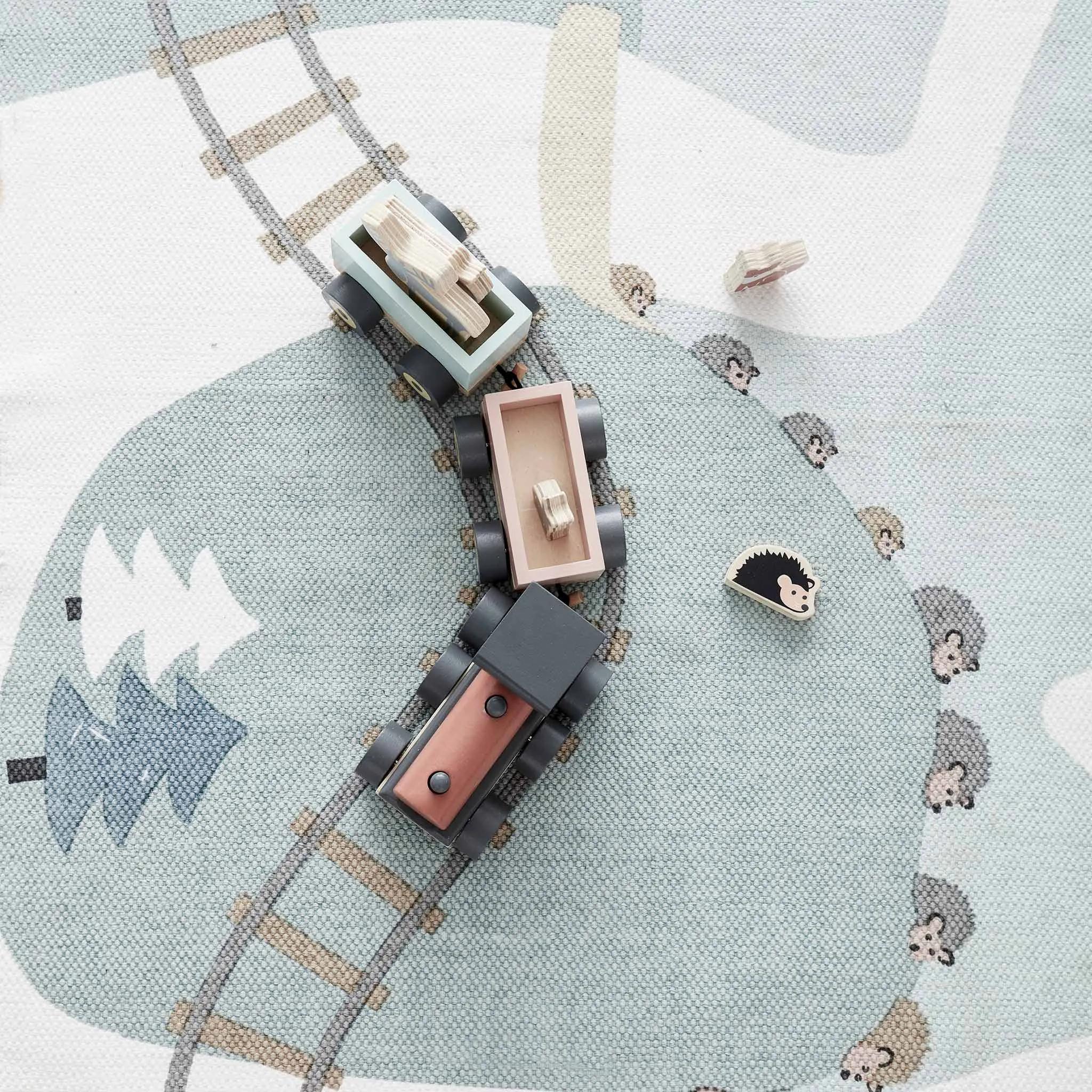 Kids Concept - Animal Wood Train