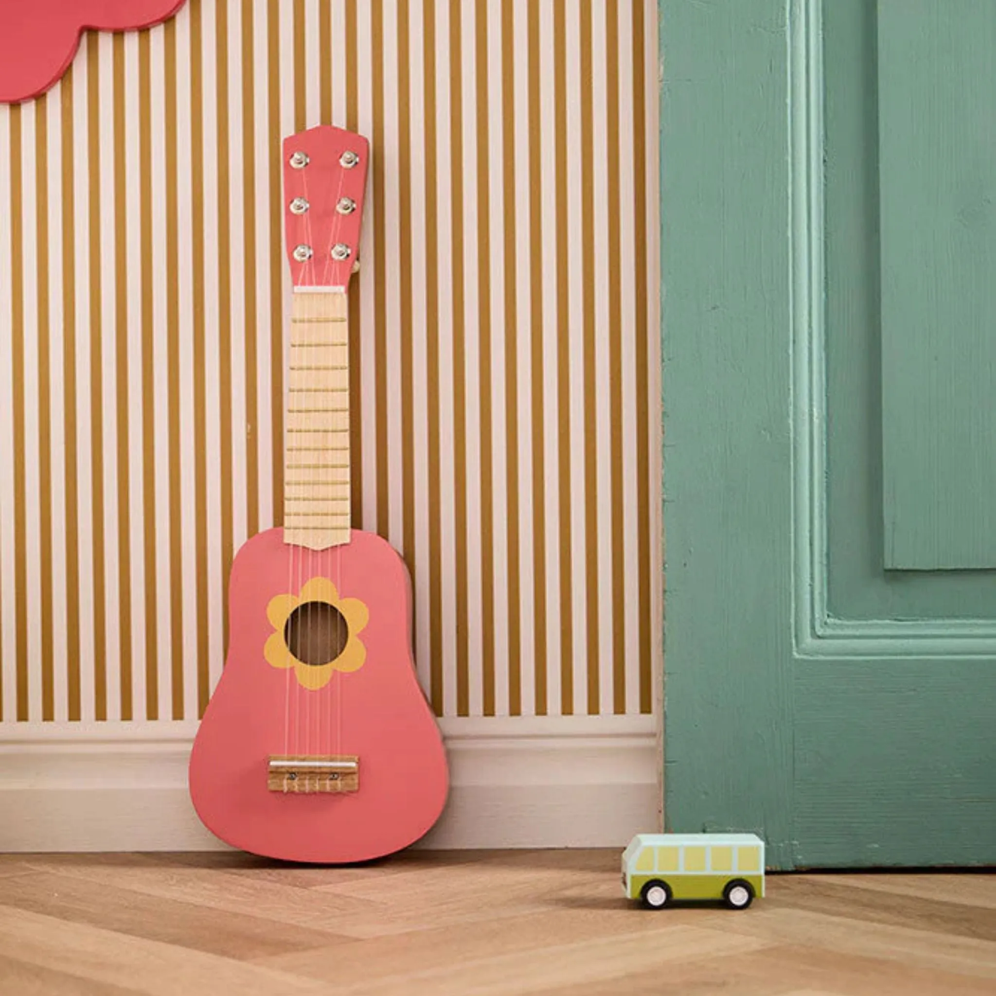 Kids Concept Guitar - Flower Pink