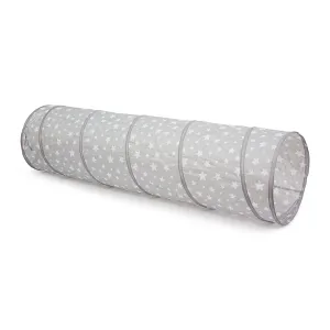 Kids Concept Play Tunnel - Star Grey