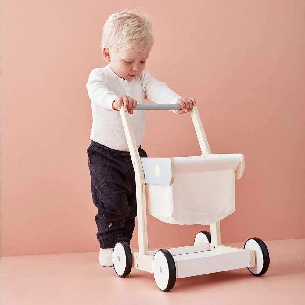Kids Concept Wooden Shopping Trolley