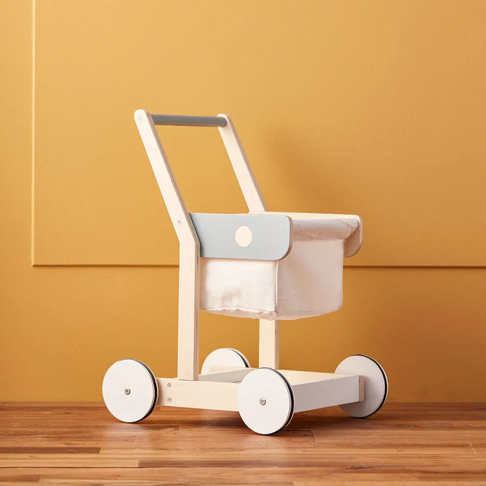 Kids Concept Wooden Shopping Trolley