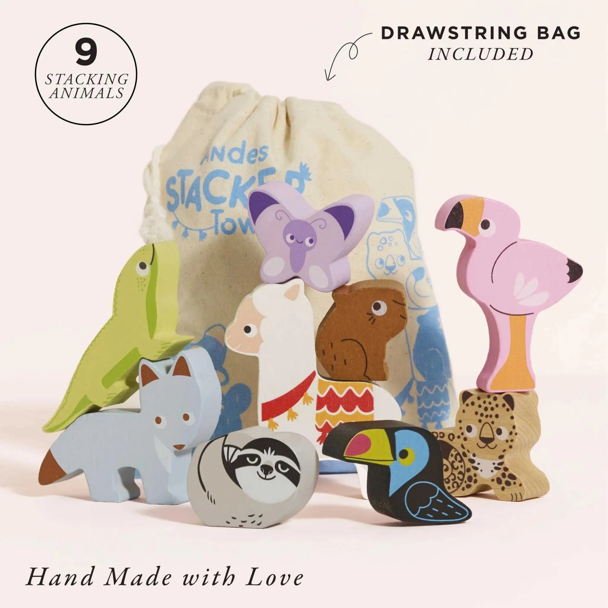 Le Toy Van Andes Stacking Animals