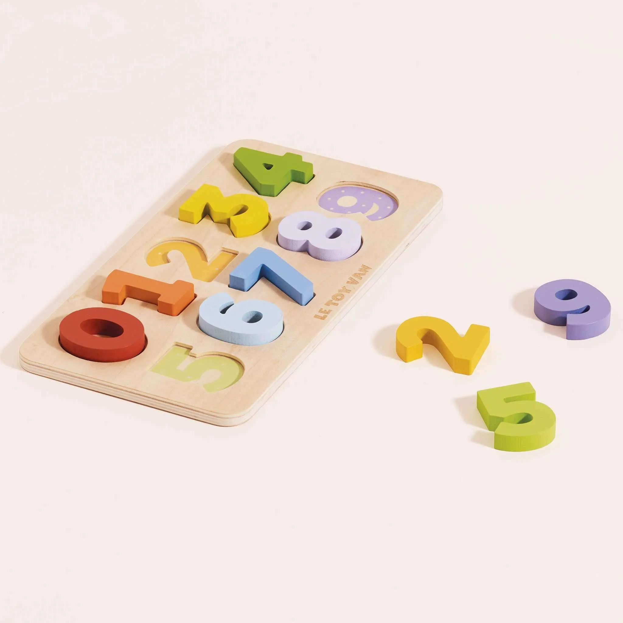 Le Toy Van Counting Wooden Numbers Shape Sorter
