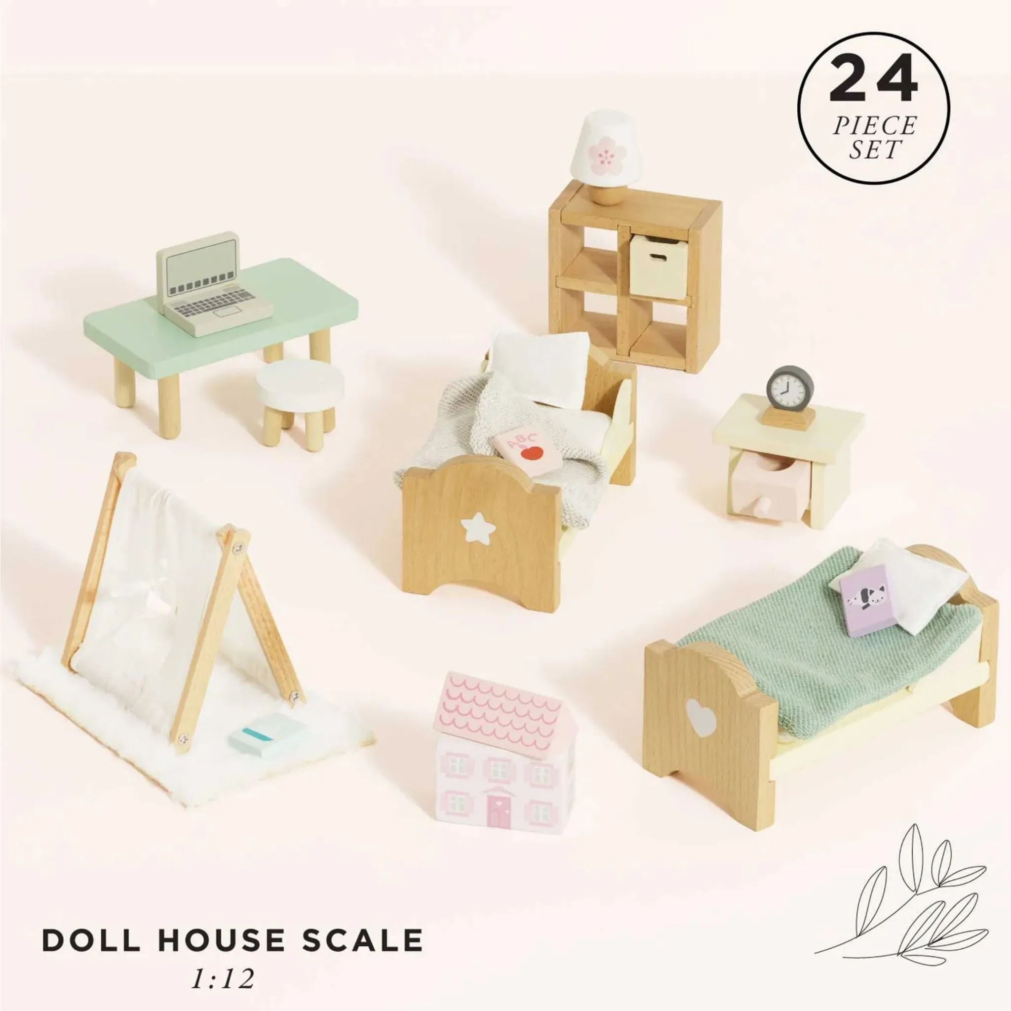 Le Toy Van Dolls House Children's Bedroom Set
