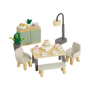 Le Toy Van Dolls House Dining Room Set