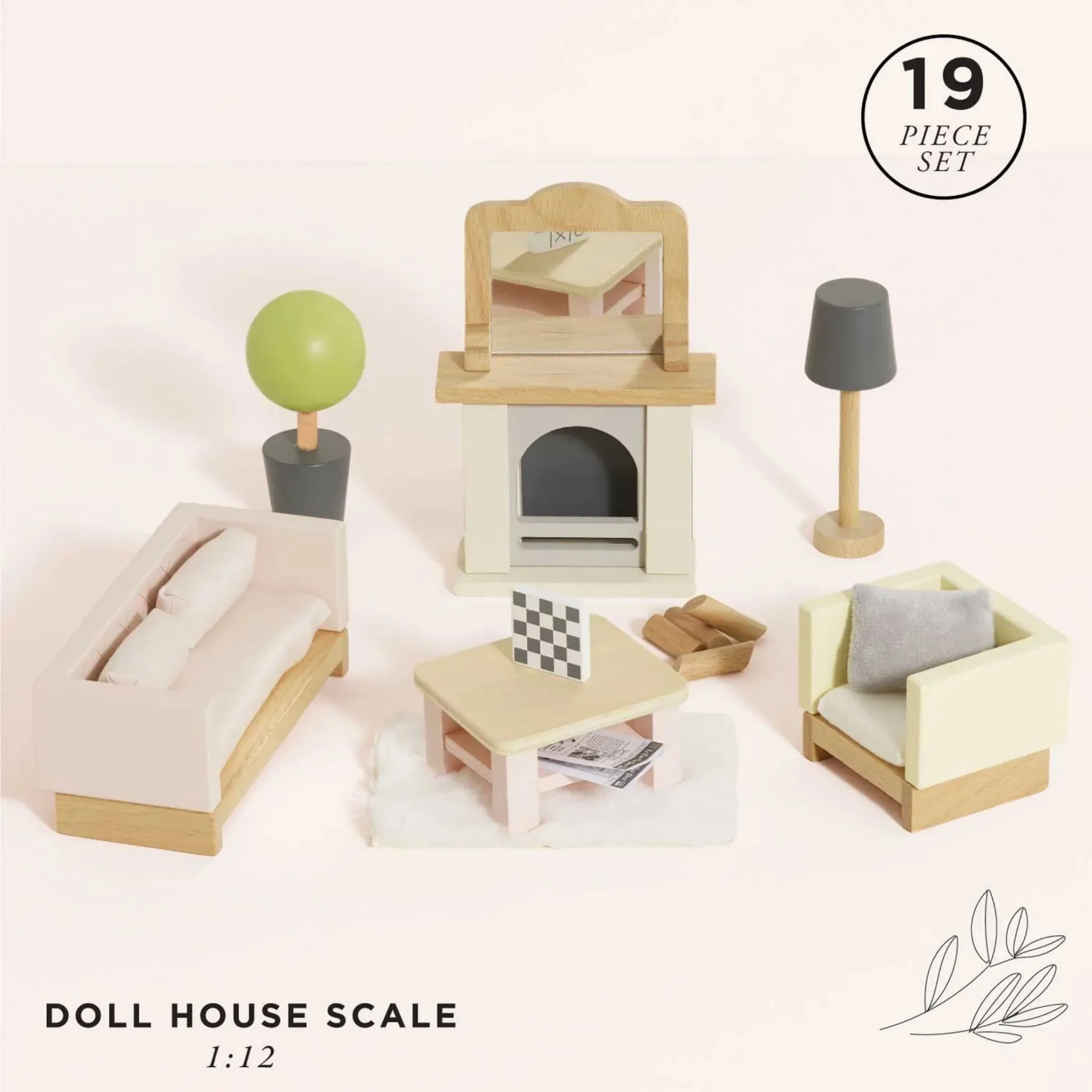 Le Toy Van Dolls House Living Room Set