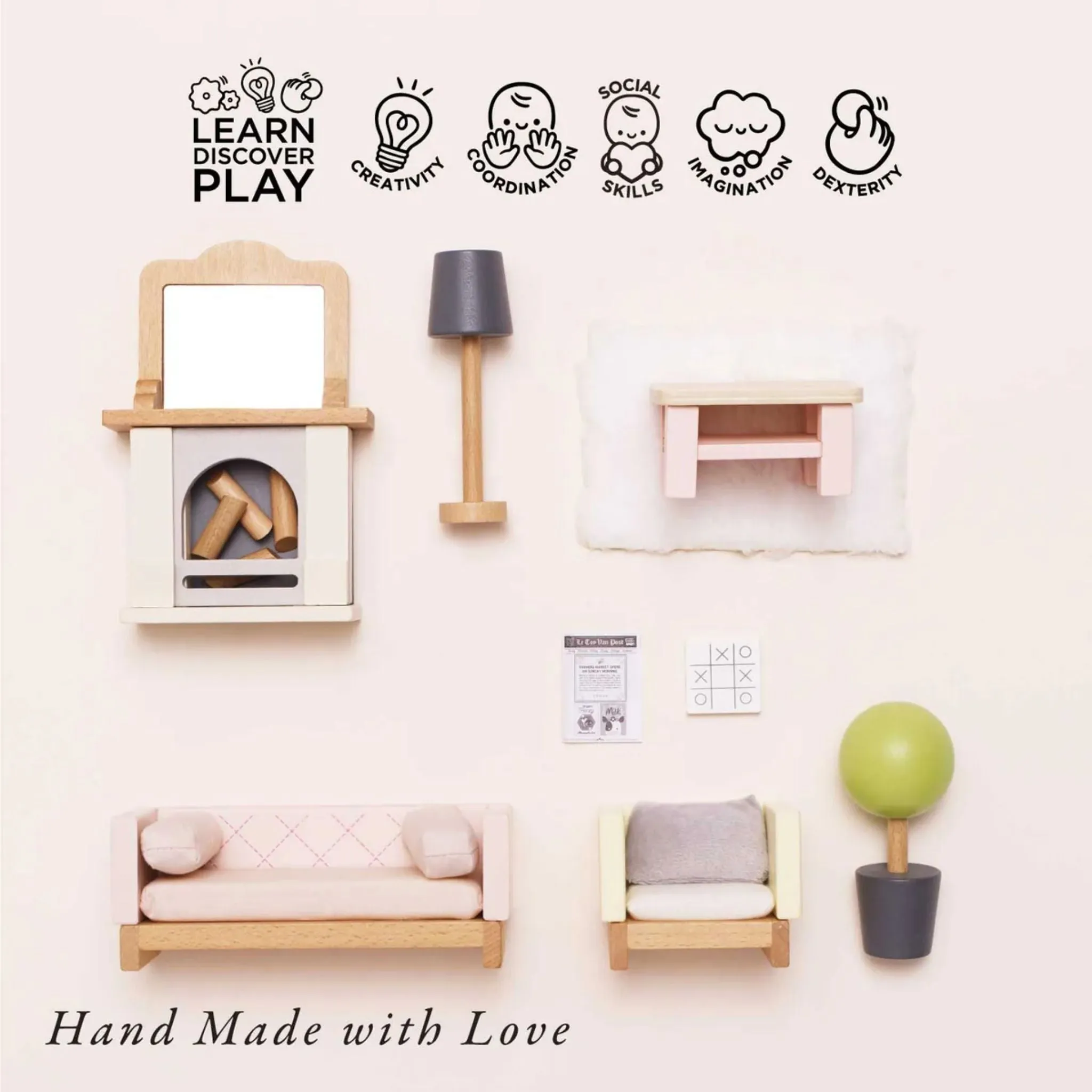 Le Toy Van Dolls House Living Room Set