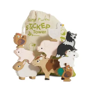 Le Toy Van Farmyard Stacking Animals