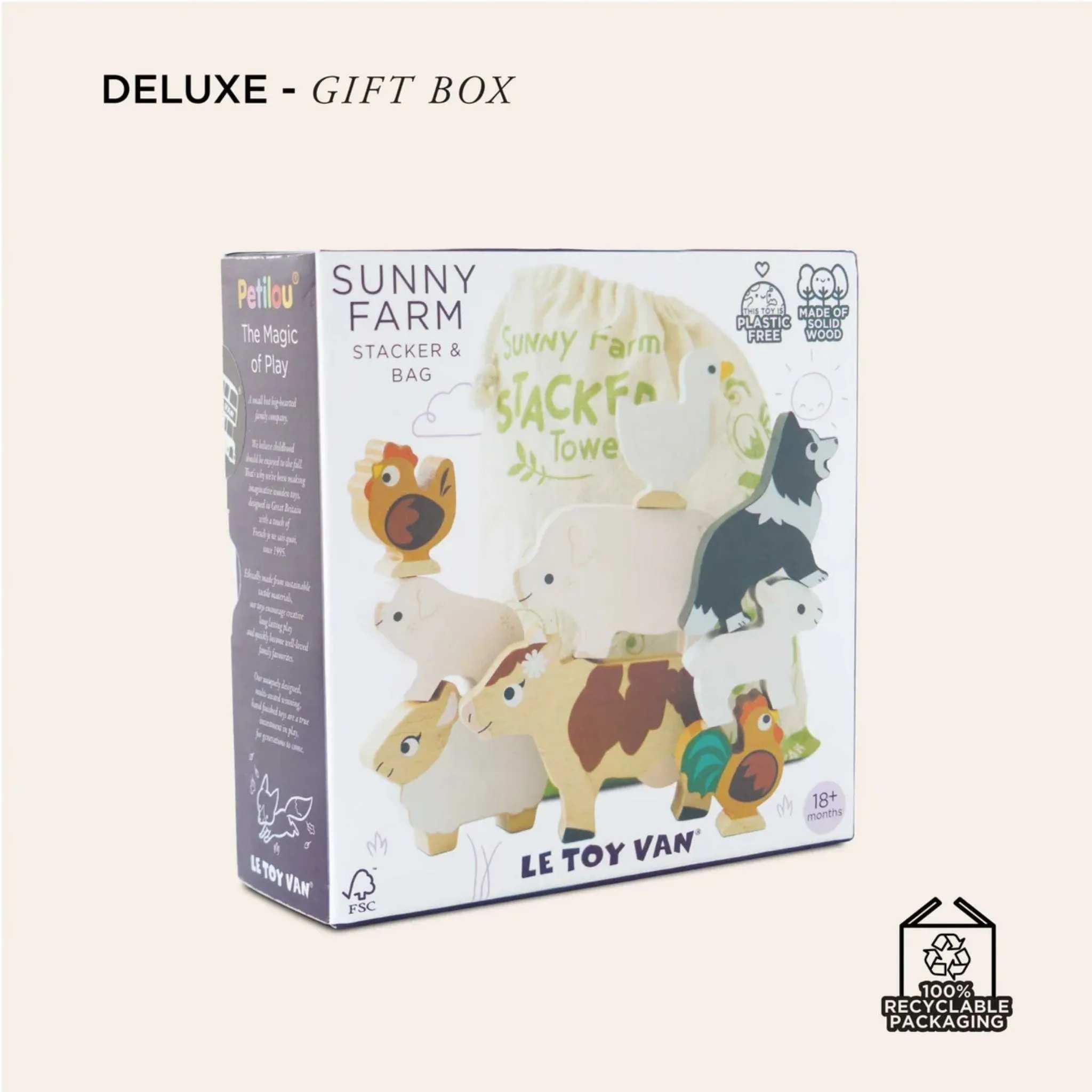 Le Toy Van Farmyard Stacking Animals