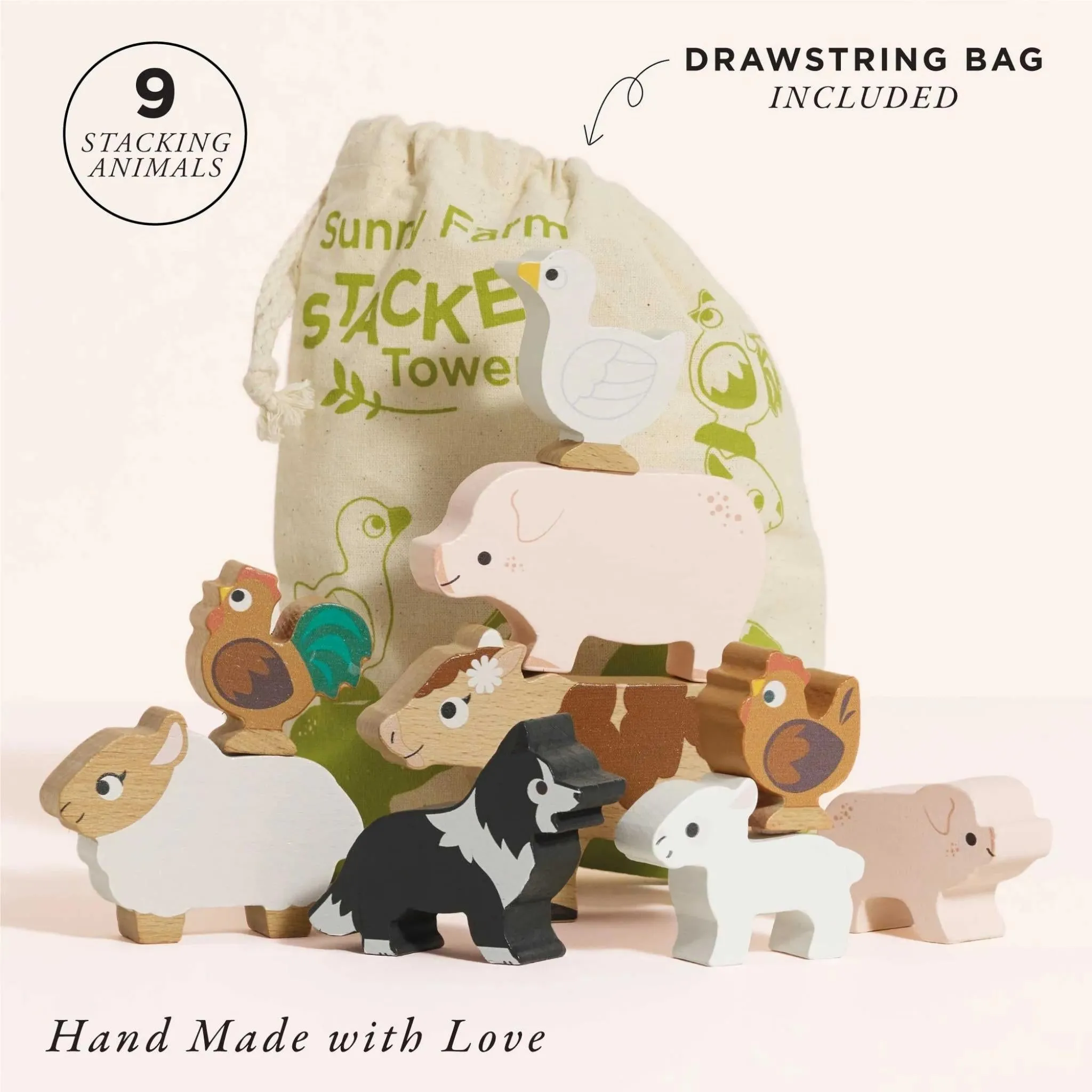 Le Toy Van Farmyard Stacking Animals