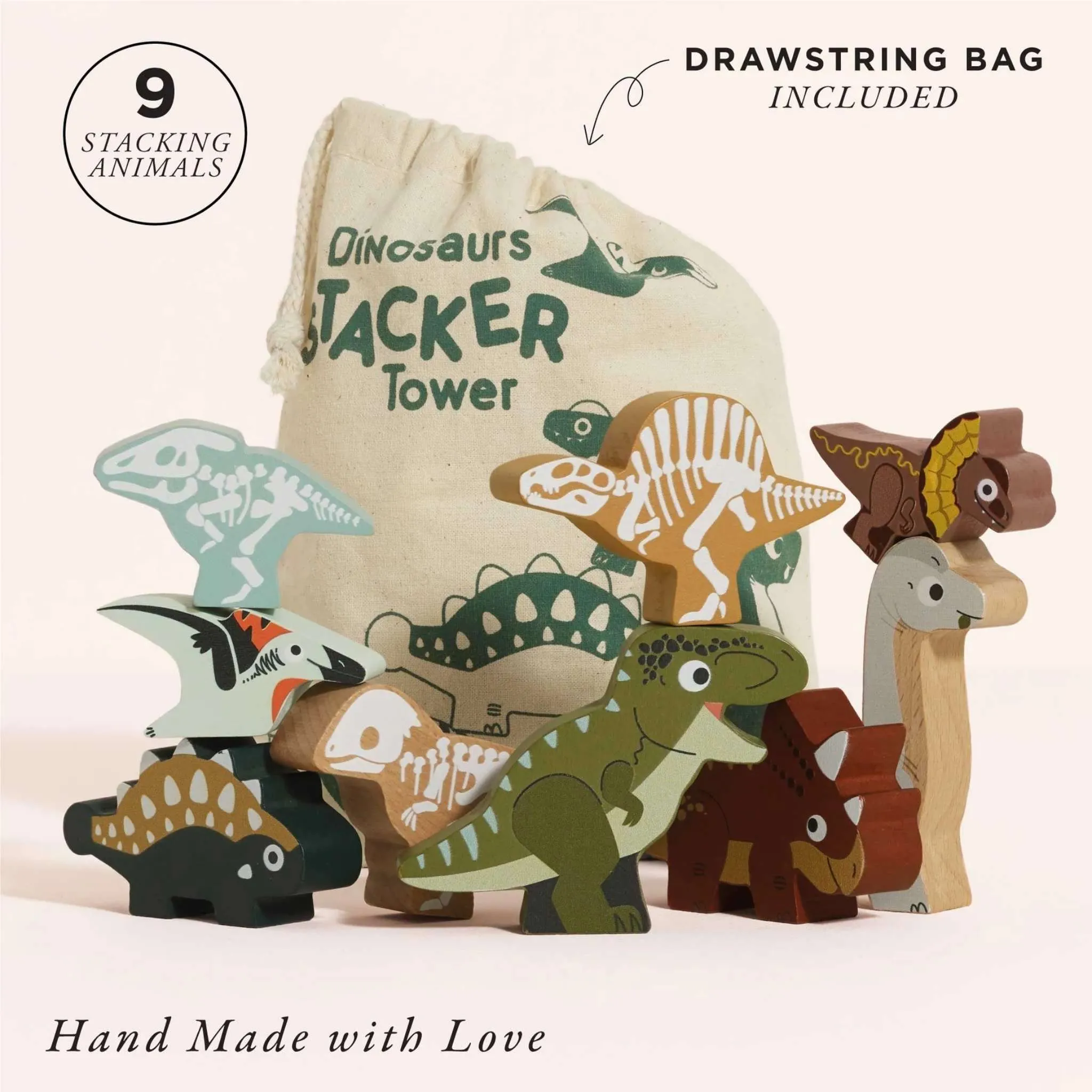 Le Toy Van Jurassic Stacking Dinosaurs