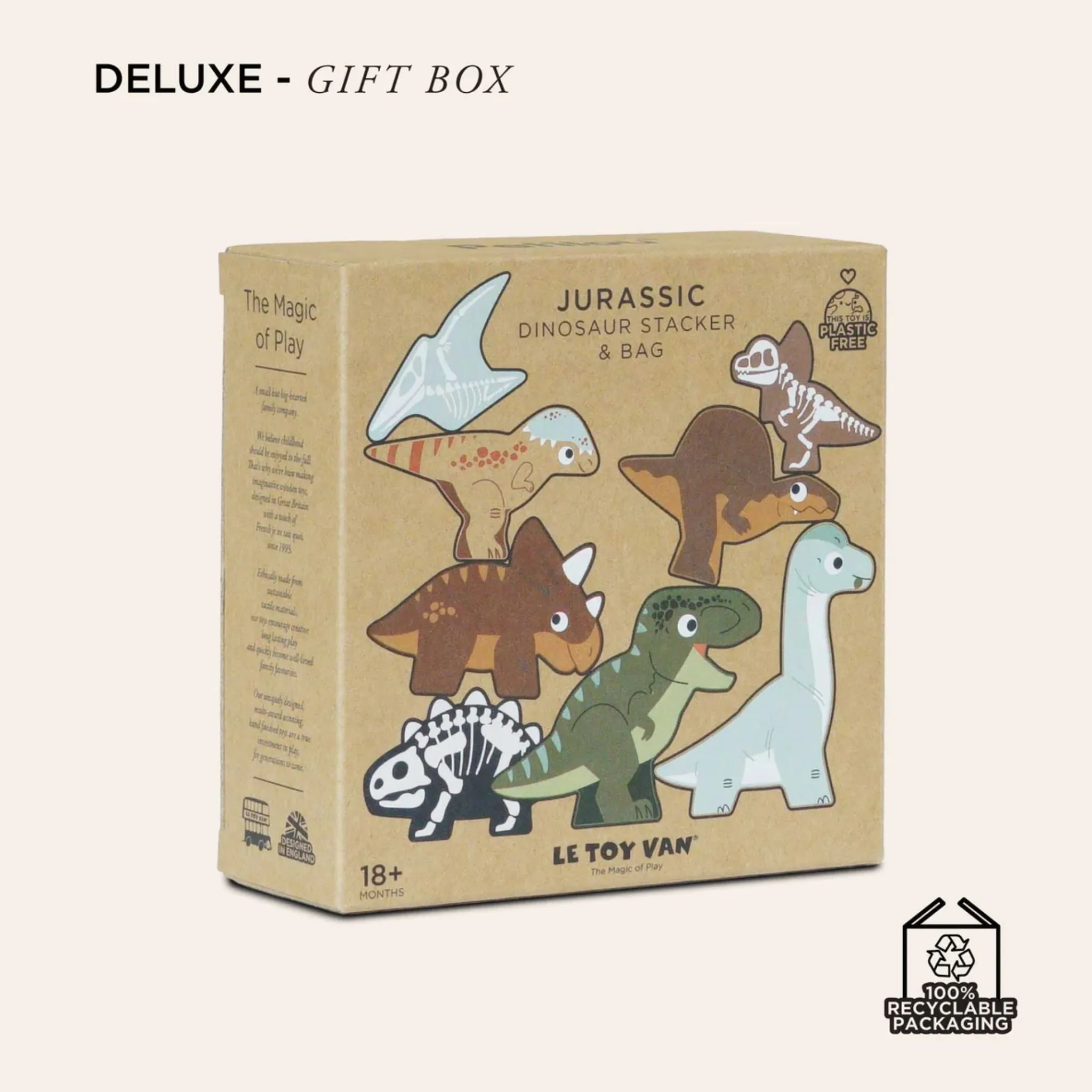 Le Toy Van Jurassic Stacking Dinosaurs