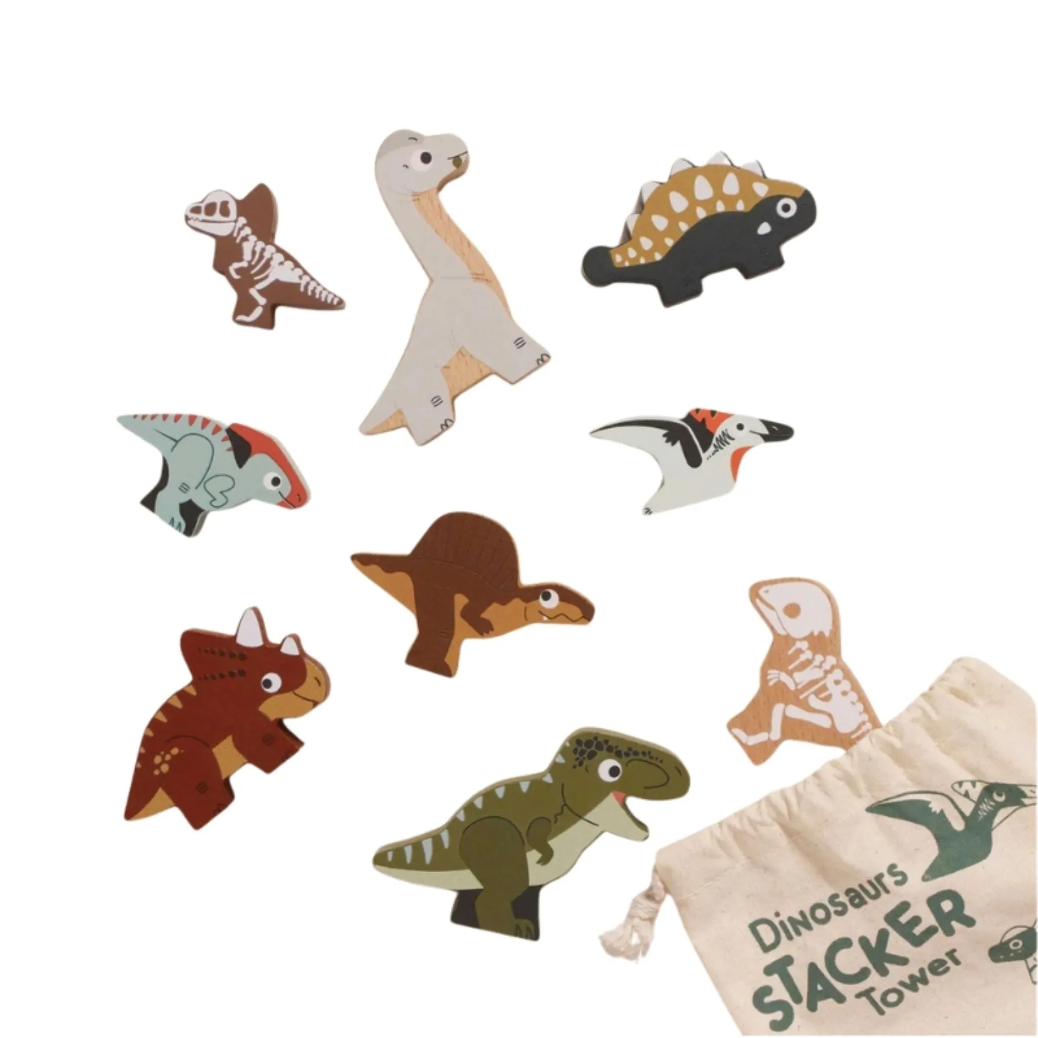 Le Toy Van Jurassic Stacking Dinosaurs