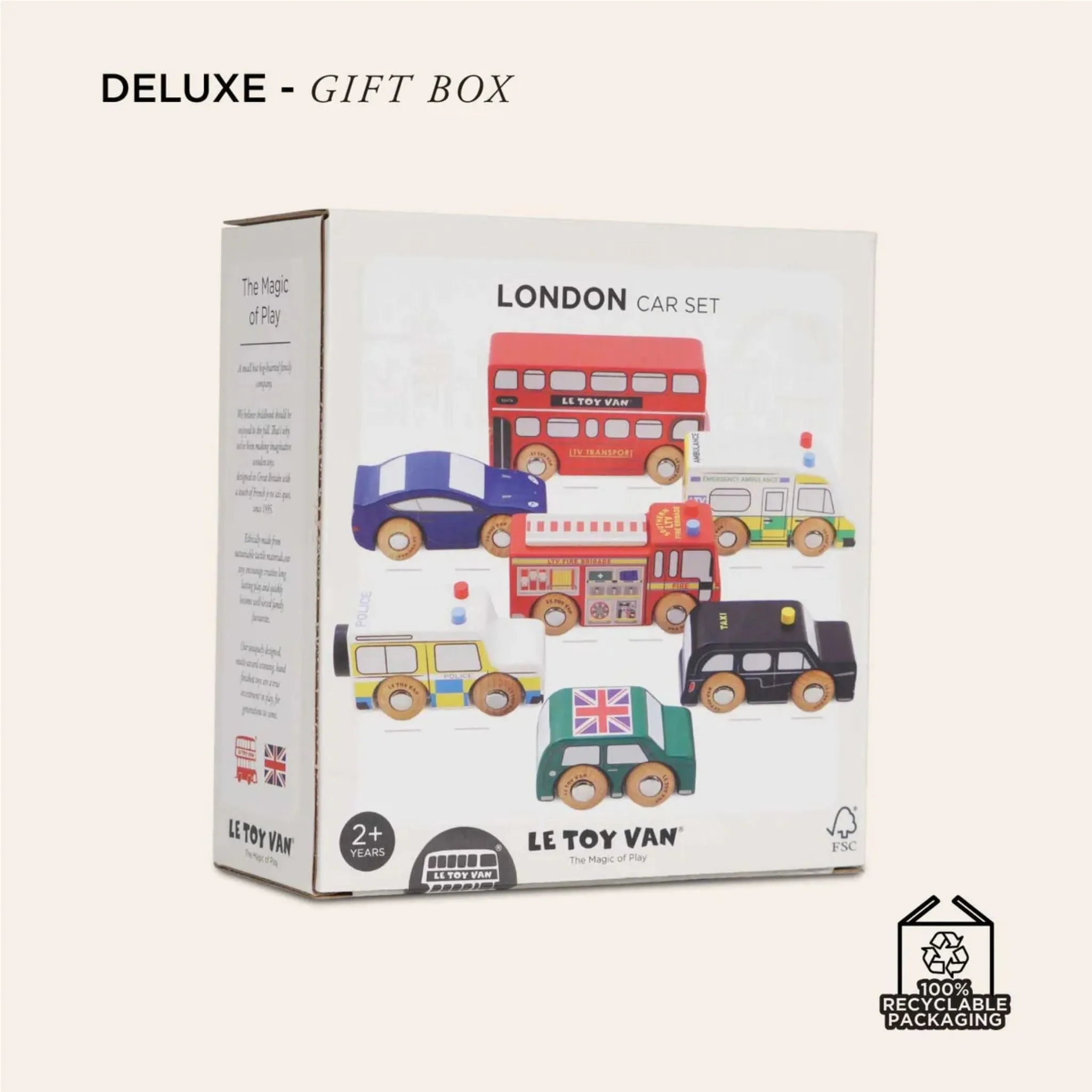 Le Toy Van London Car Set 7 Piece