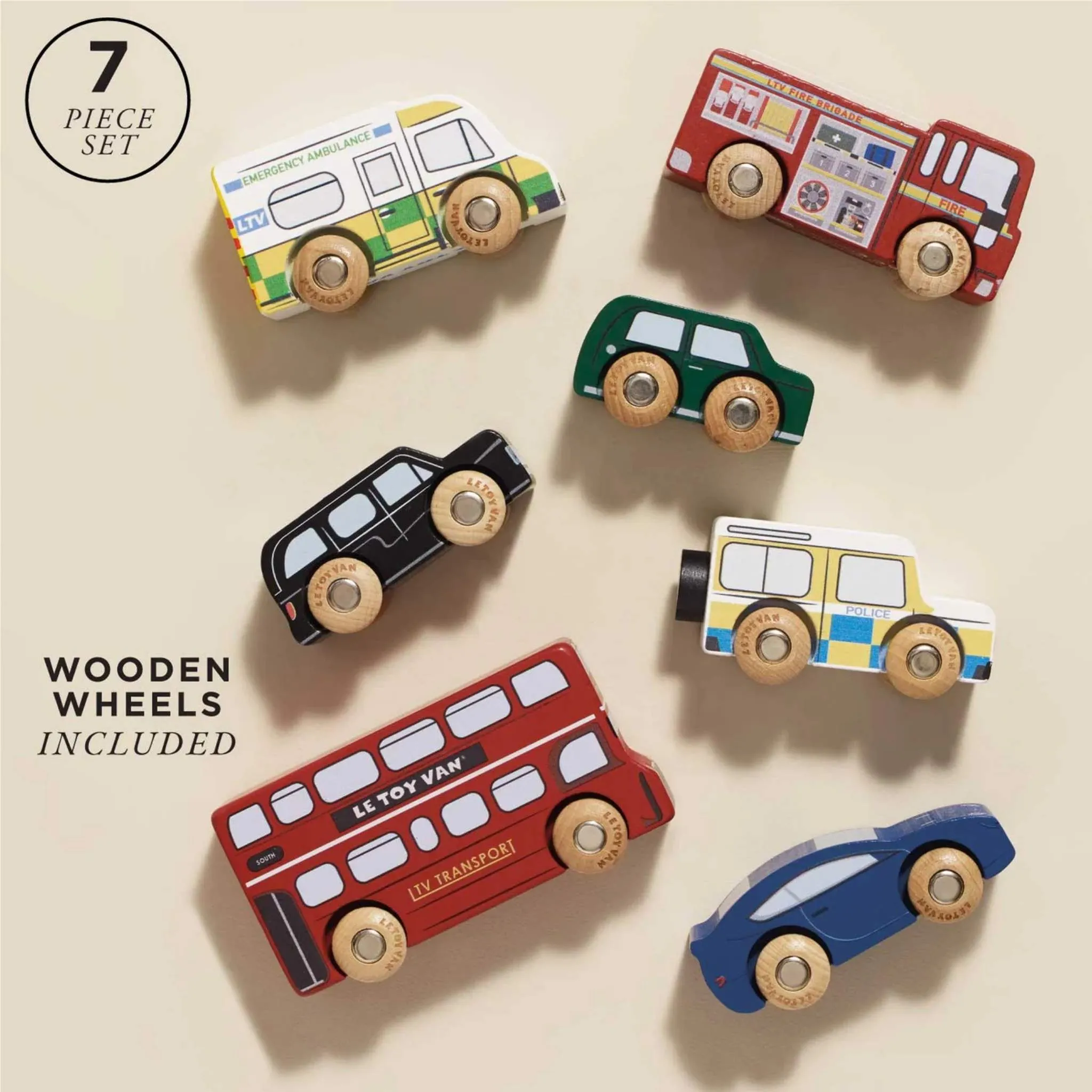 Le Toy Van London Car Set 7 Piece