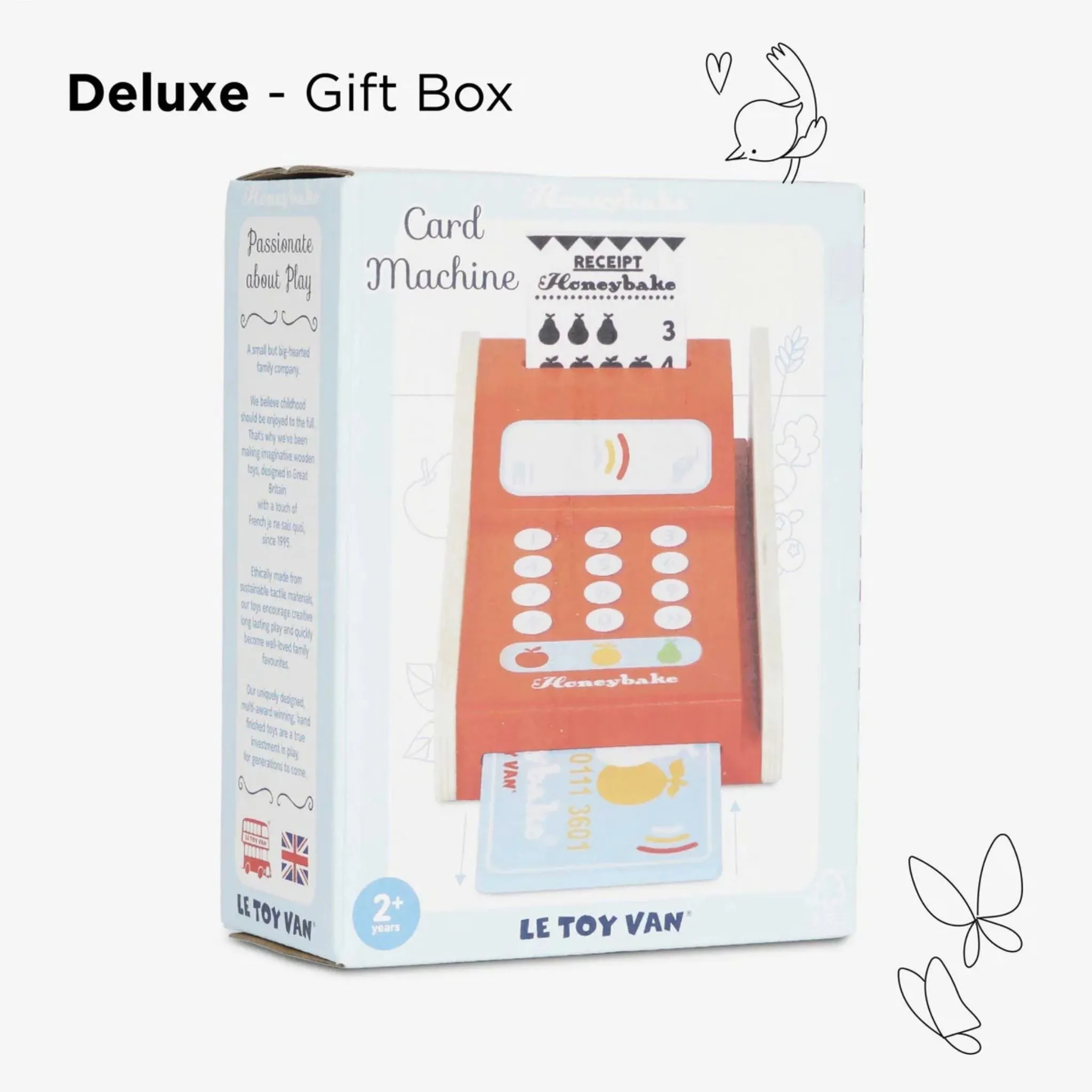 Le Toy Van Wooden Shop Card Machine