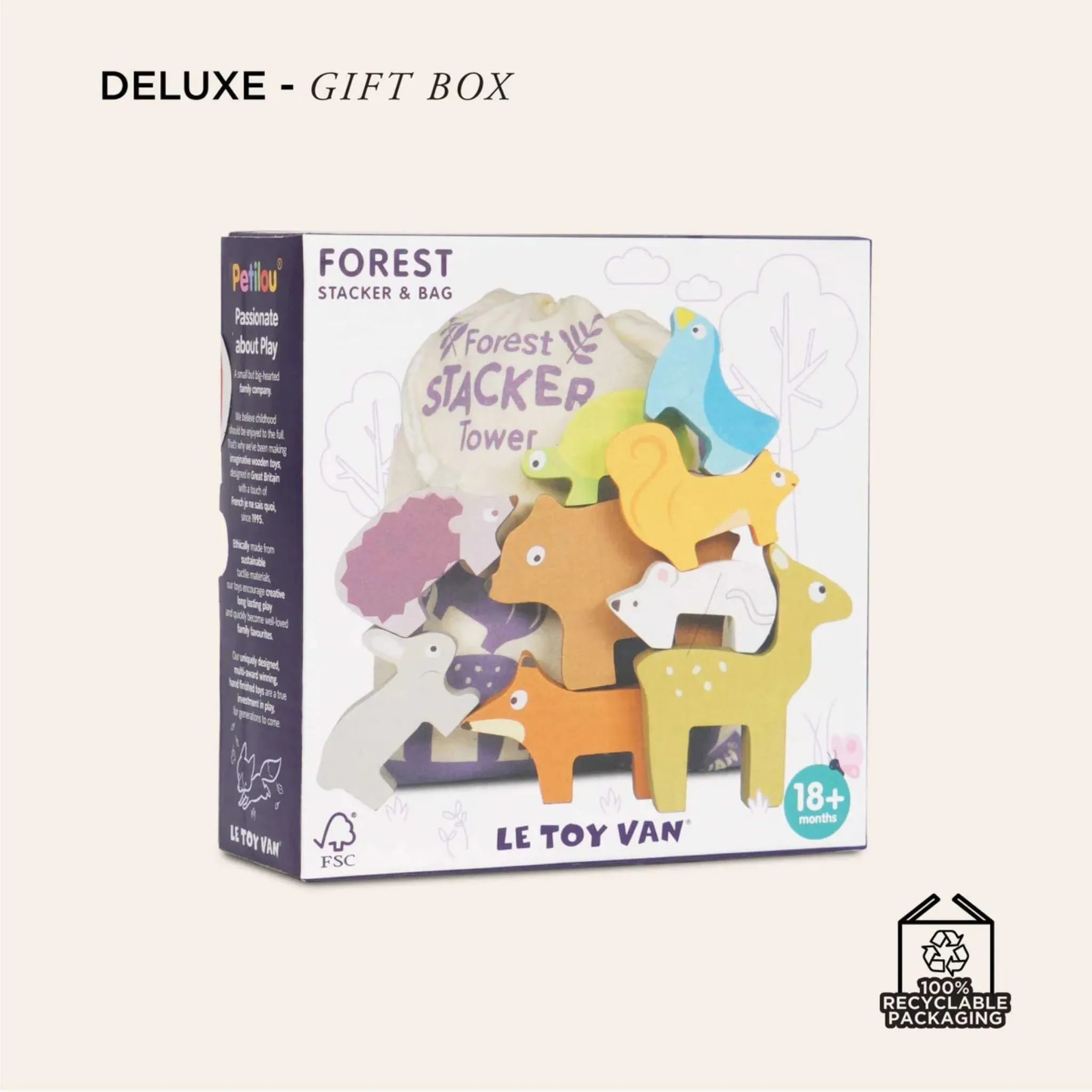 Le Toy Van Woodland Stacking Animals