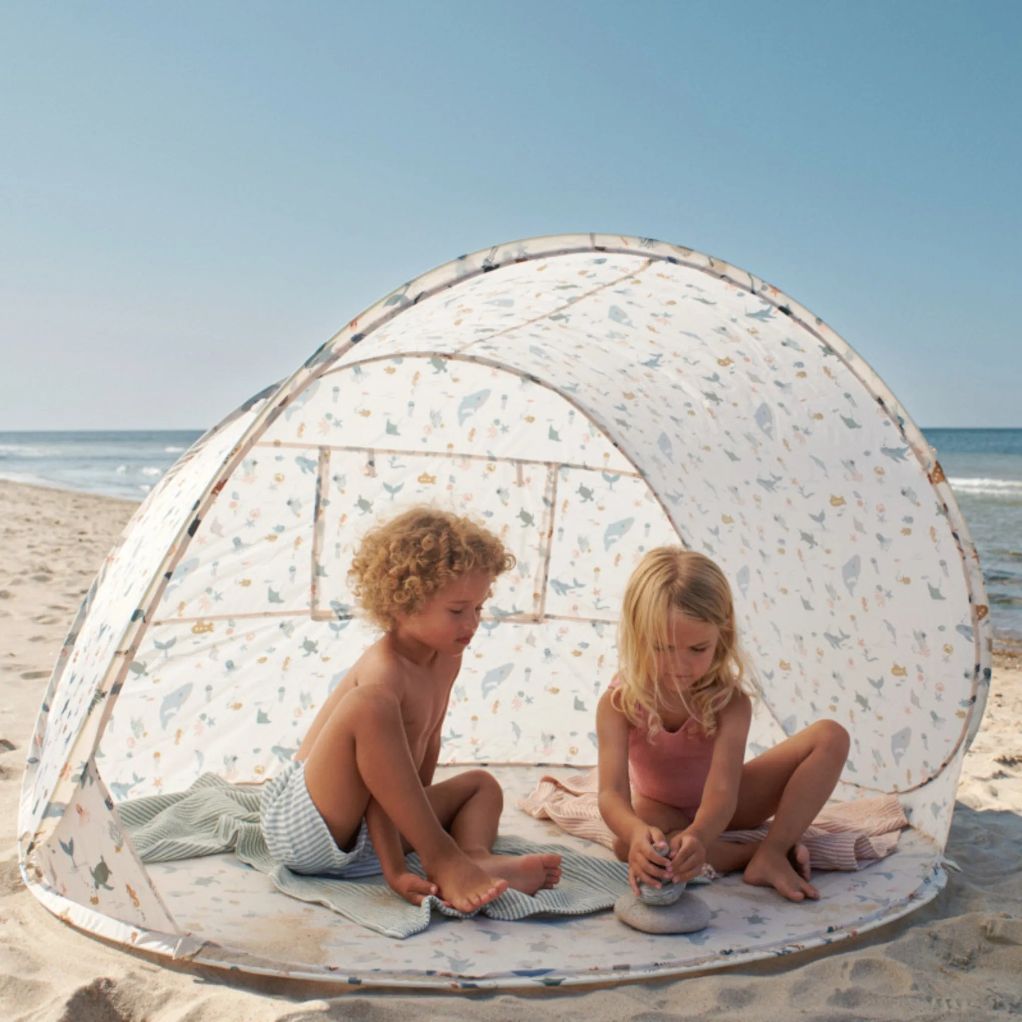 Liewood Cassie Pop Up Beach Tent - Sea Creature / Sandy