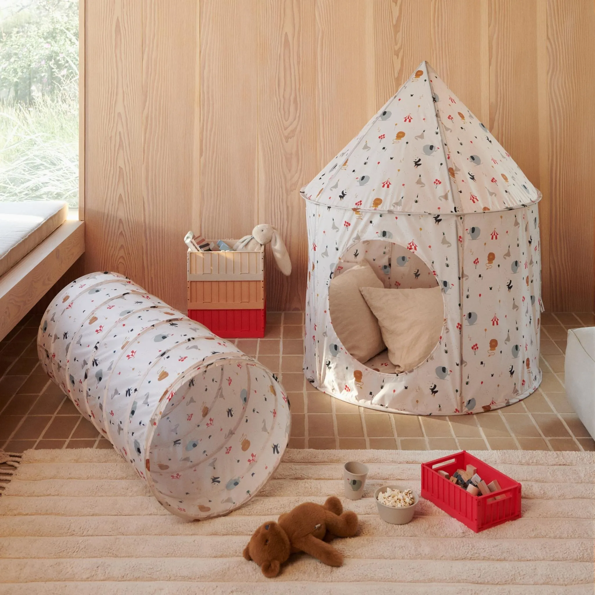 Liewood Oaks Pop Up Play Tent - Peach / Sea Shell