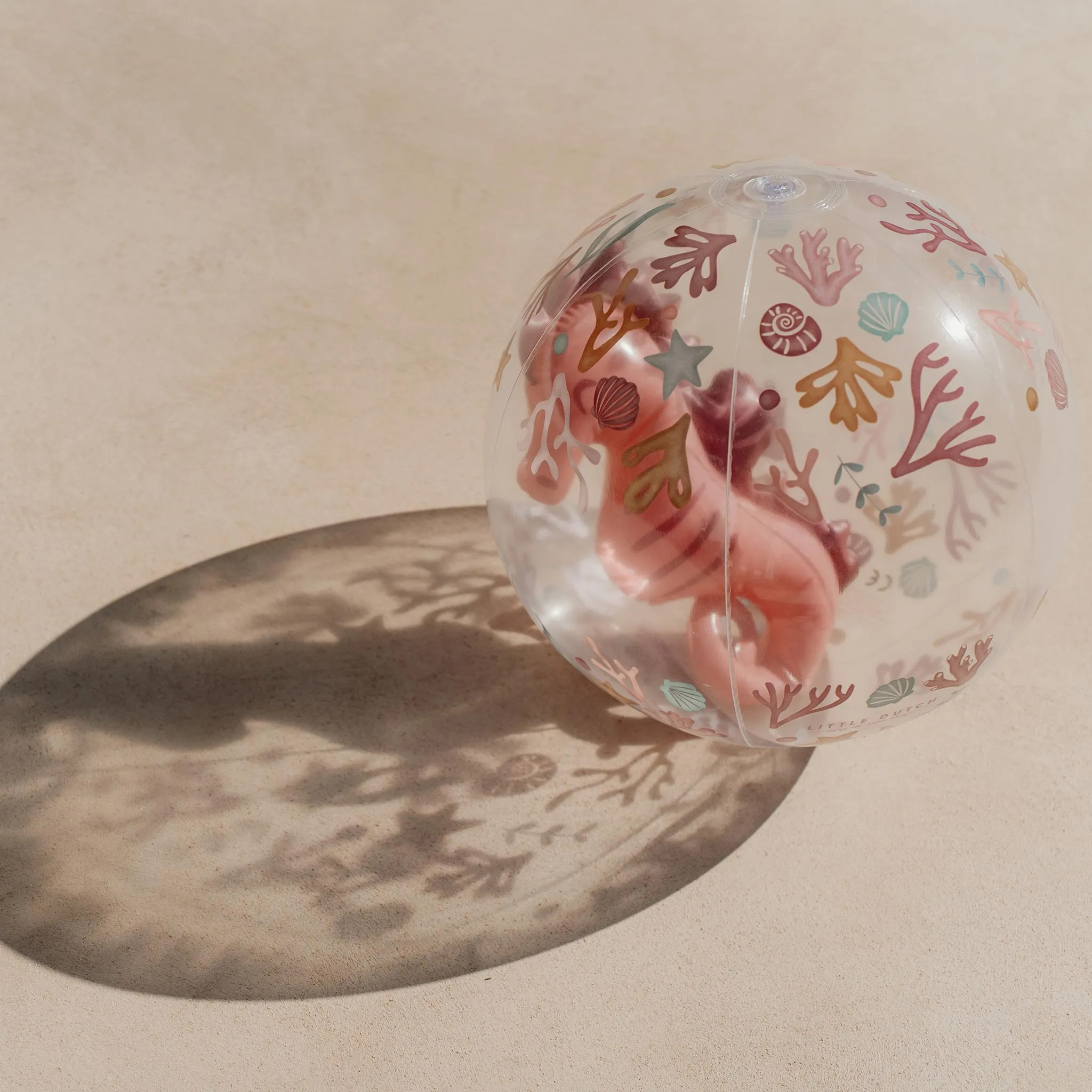 Little Dutch 3D Beach Ball - Ocean Dreams Pink