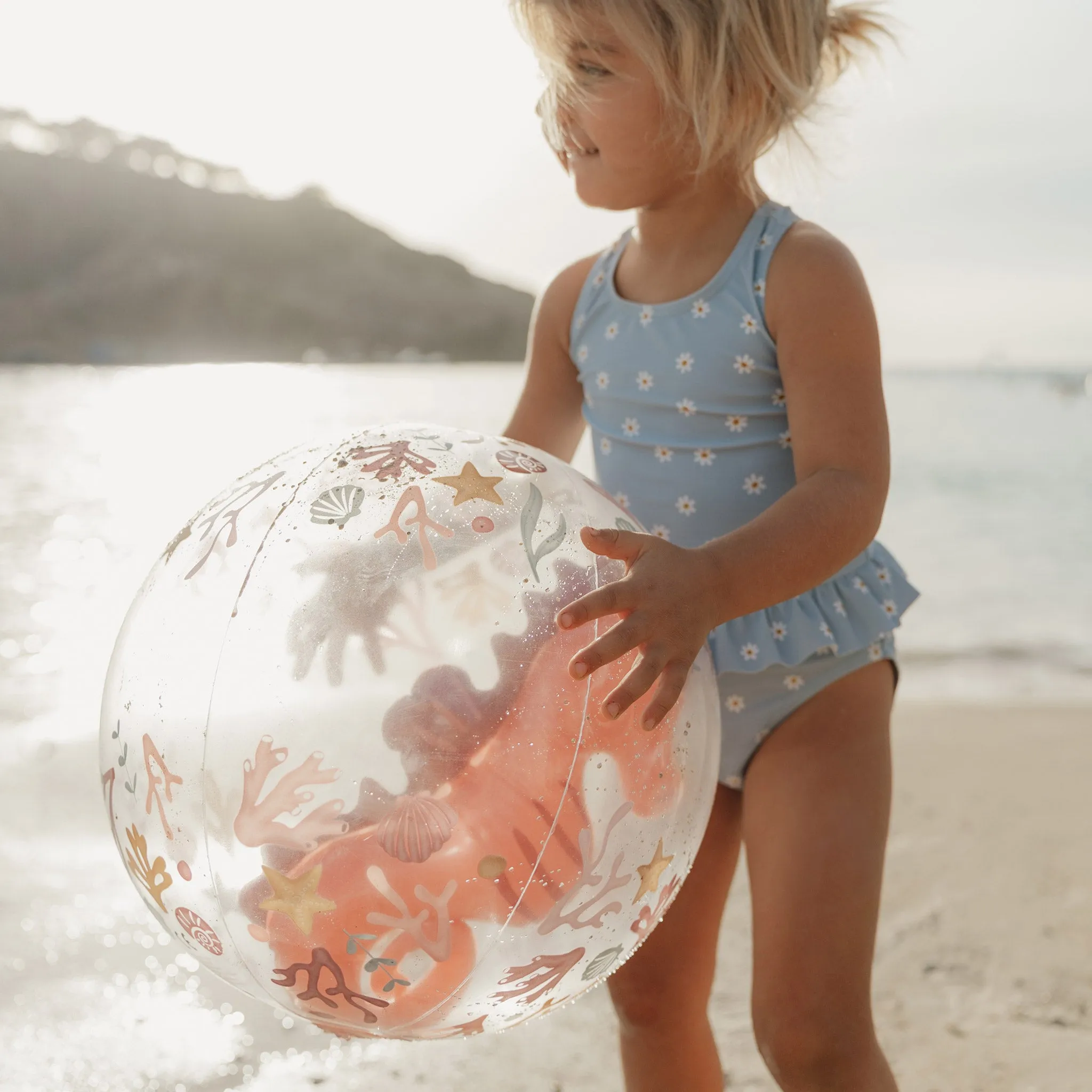 Little Dutch 3D Beach Ball - Ocean Dreams Pink