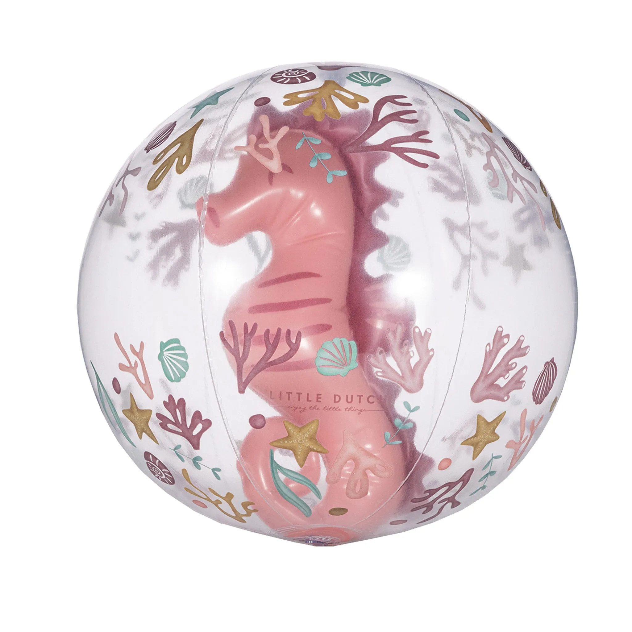 Little Dutch 3D Beach Ball - Ocean Dreams Pink