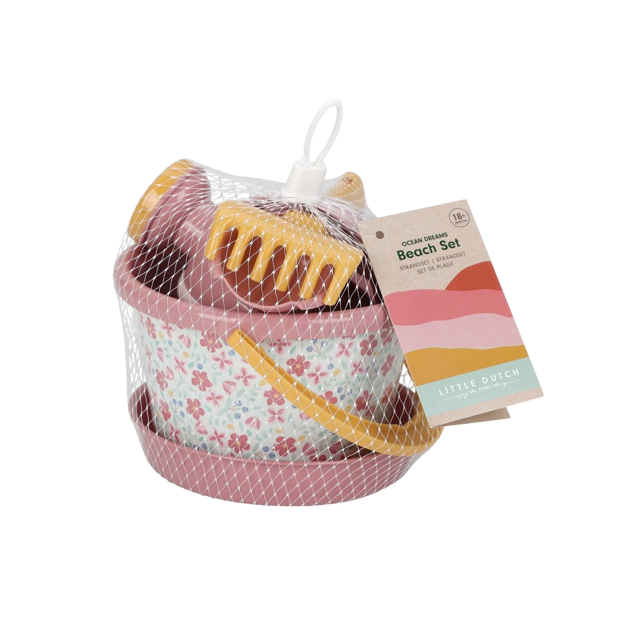 Little Dutch 5 Piece Beach Set - Pink