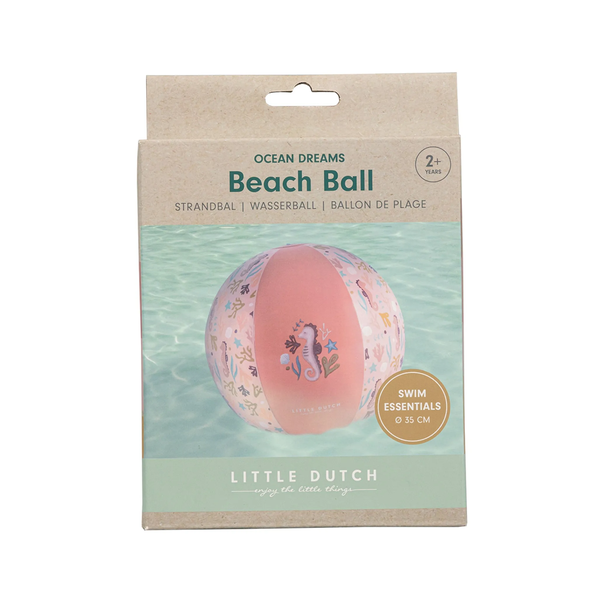 Little Dutch Beach Ball - Ocean Dreams Pink