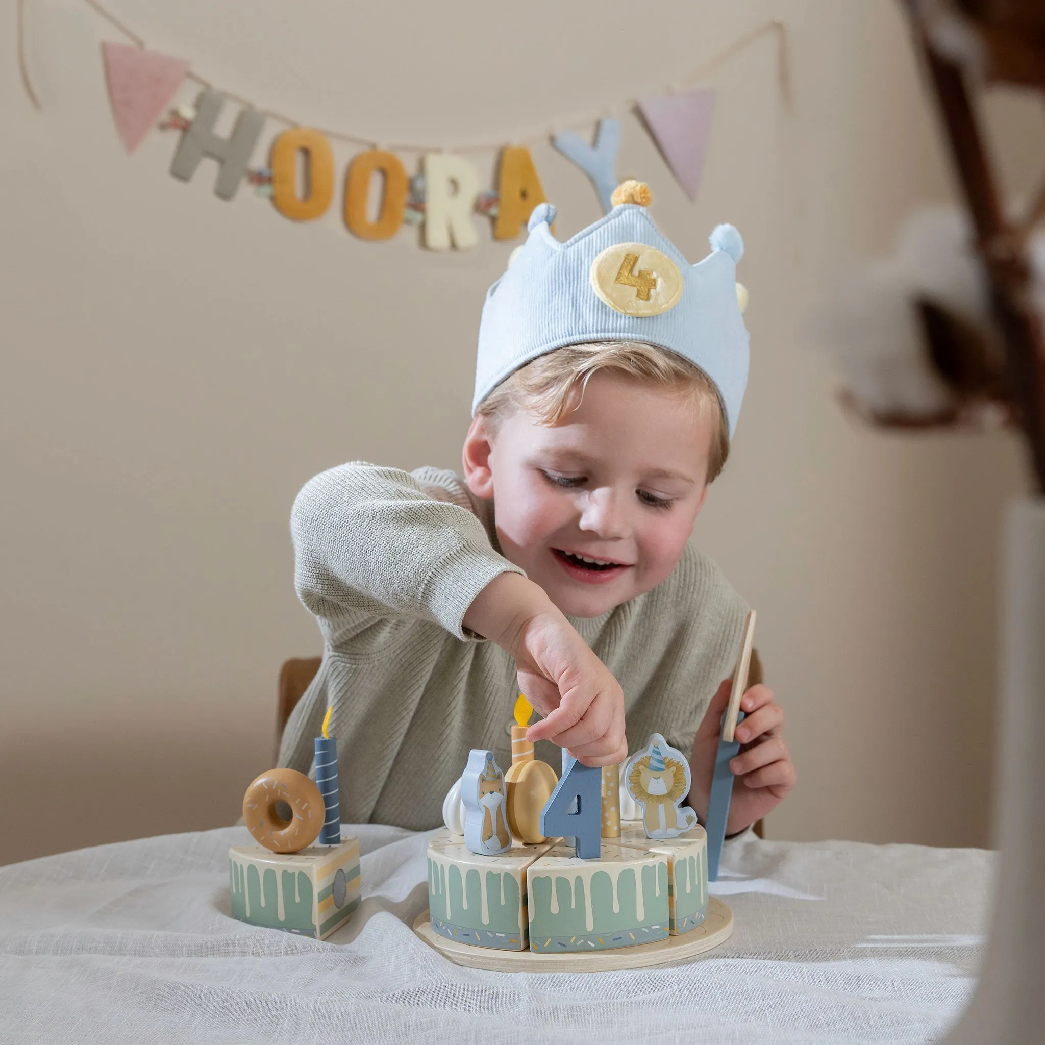 Little Dutch Birthday Crown - Blue