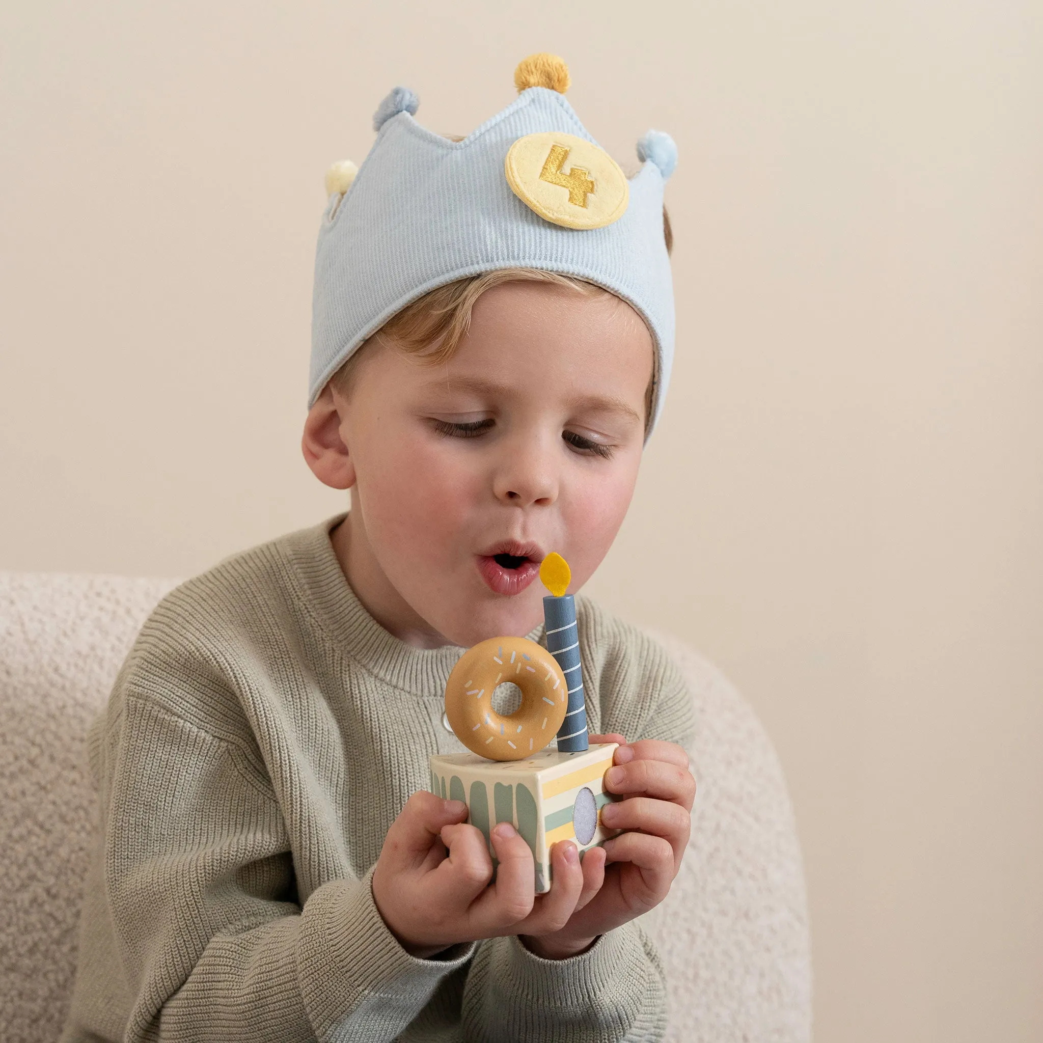 Little Dutch Birthday Crown - Blue