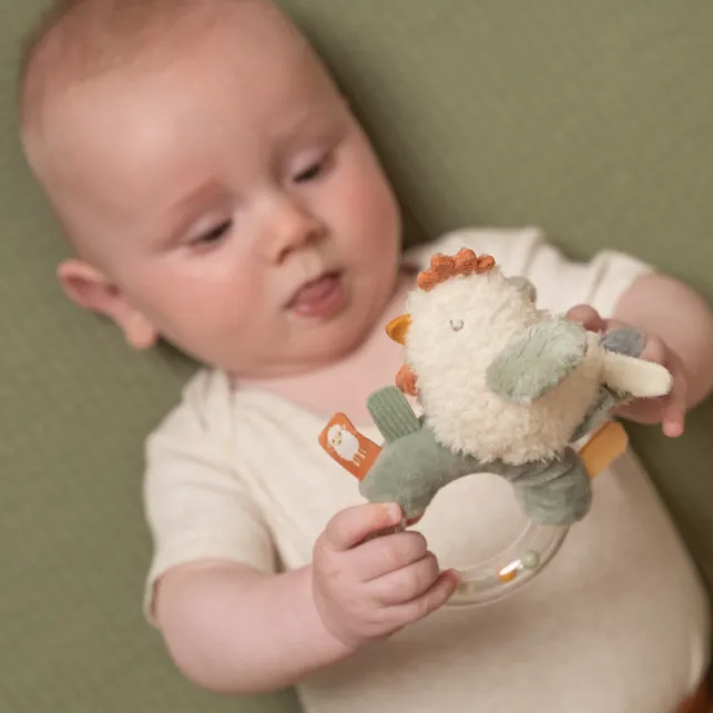 Little Dutch Chicken Ring Rattle - Little Farm