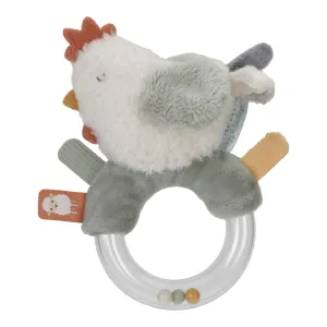 Little Dutch Chicken Ring Rattle - Little Farm