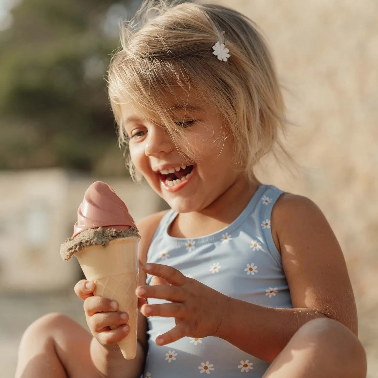 Little Dutch Ice Cream Bucket Set - Ocean Dreams Blue