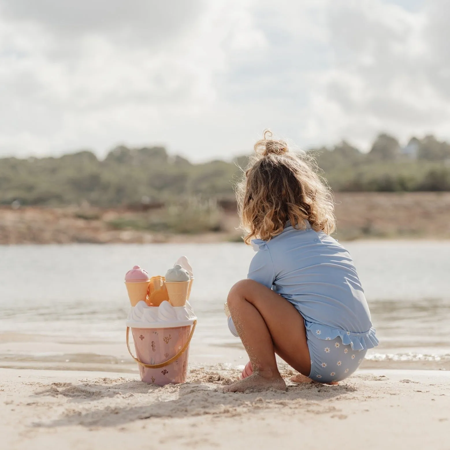 Little Dutch Ice Cream Bucket Set - Ocean Dreams Pink