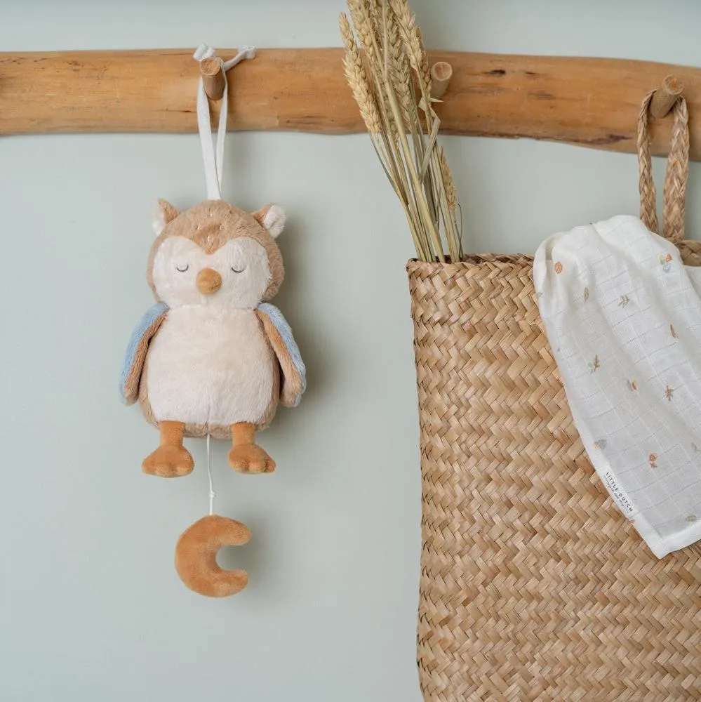 Little Dutch Owl Musical Pull Toy - Forest Friends