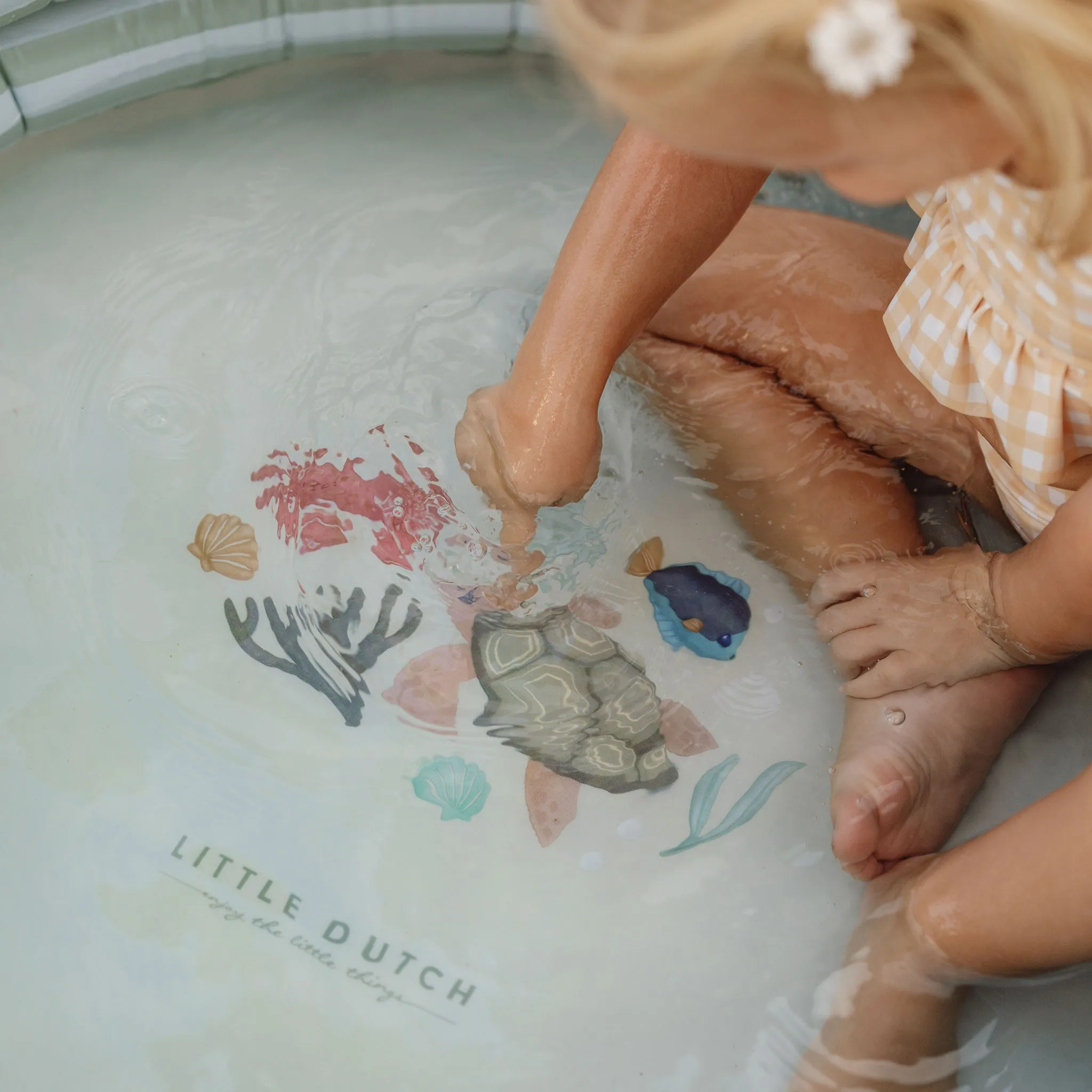 Little Dutch Paddling Pool 80cm - Fresh Greens