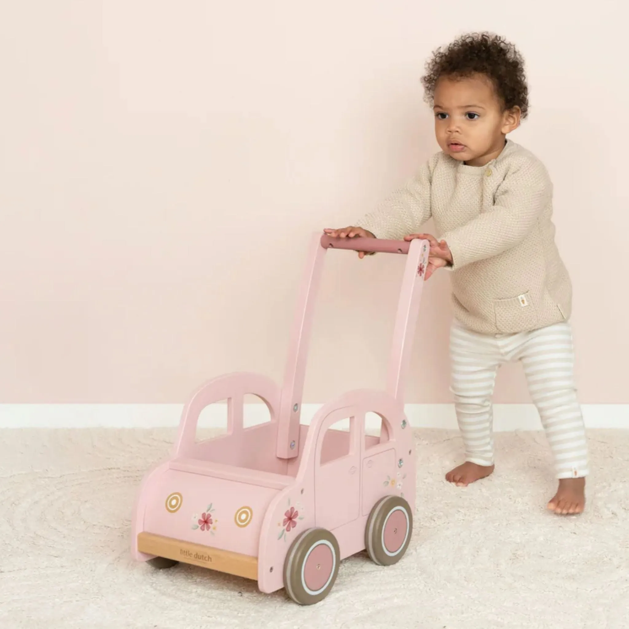Little Dutch Pink Walker Wagon