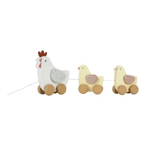 Little Dutch Pull Along Chickens - Little Farm