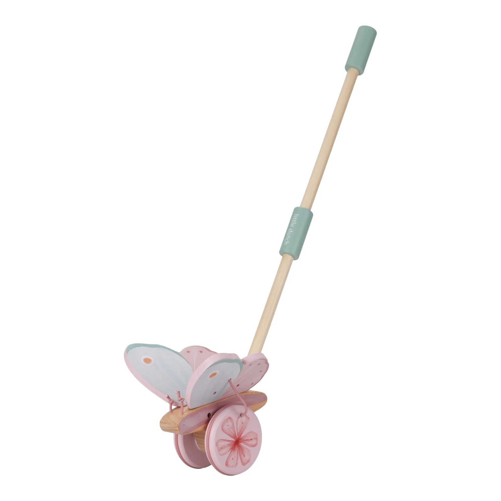 Little Dutch Push Along Butterfly Rattle - Fairy Garden