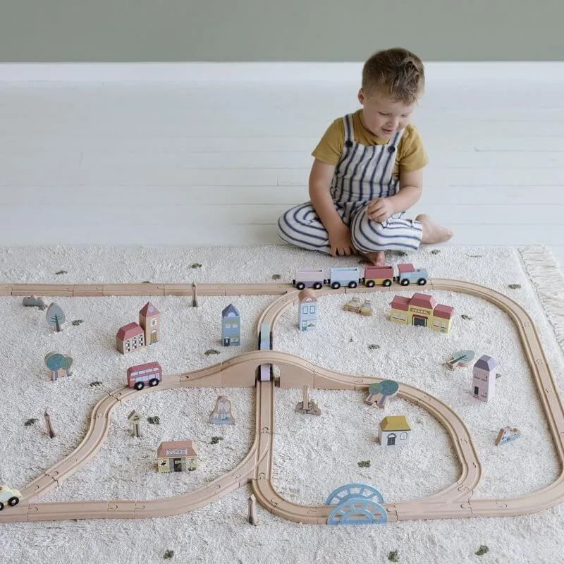 Little Dutch Railway Train XL Starter Set