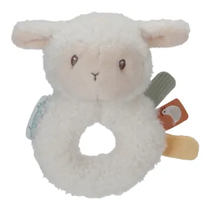 Little Dutch Soft Sheep Ring Rattle - Little Farm