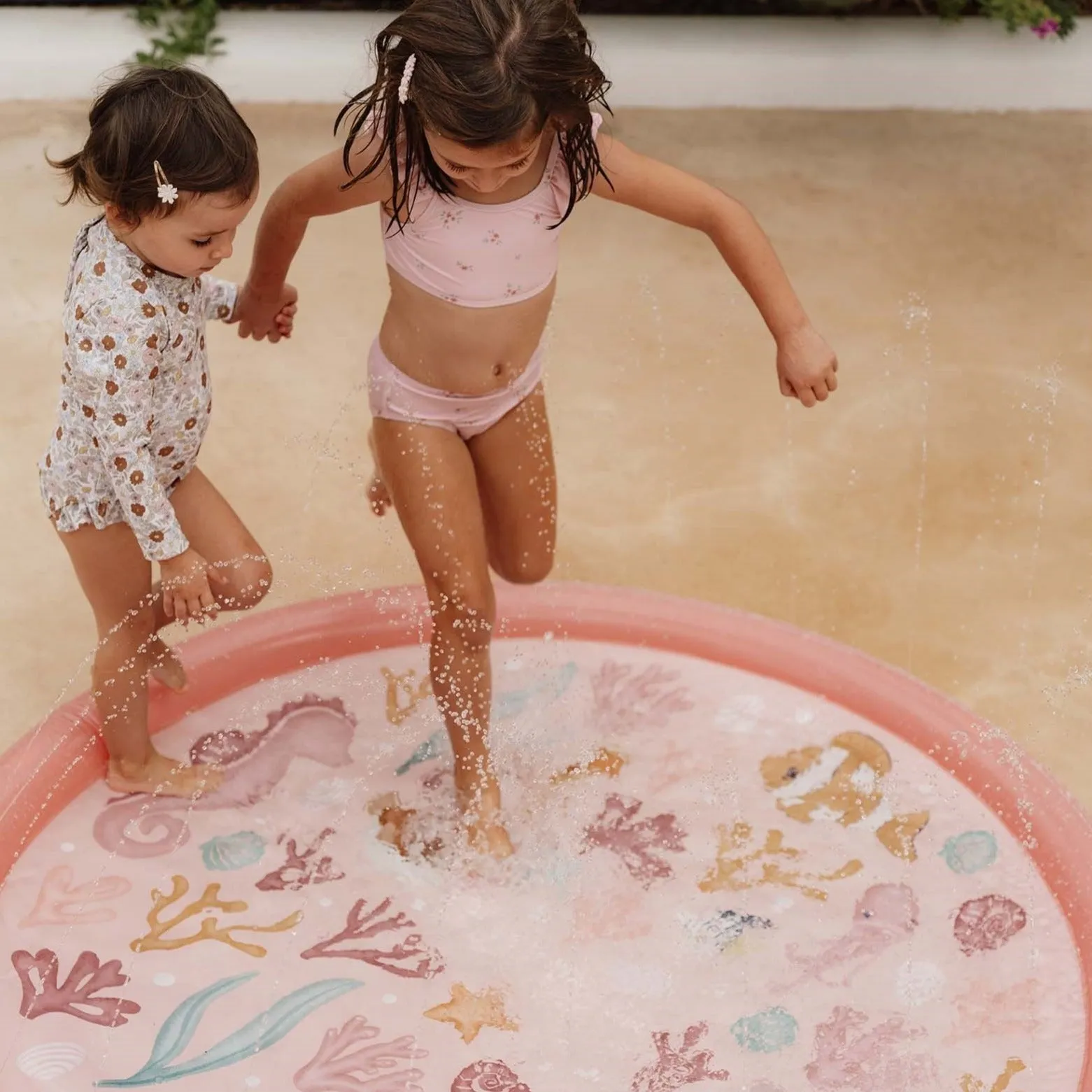 Little Dutch Sprinkler Mat - Ocean Dreams Pink